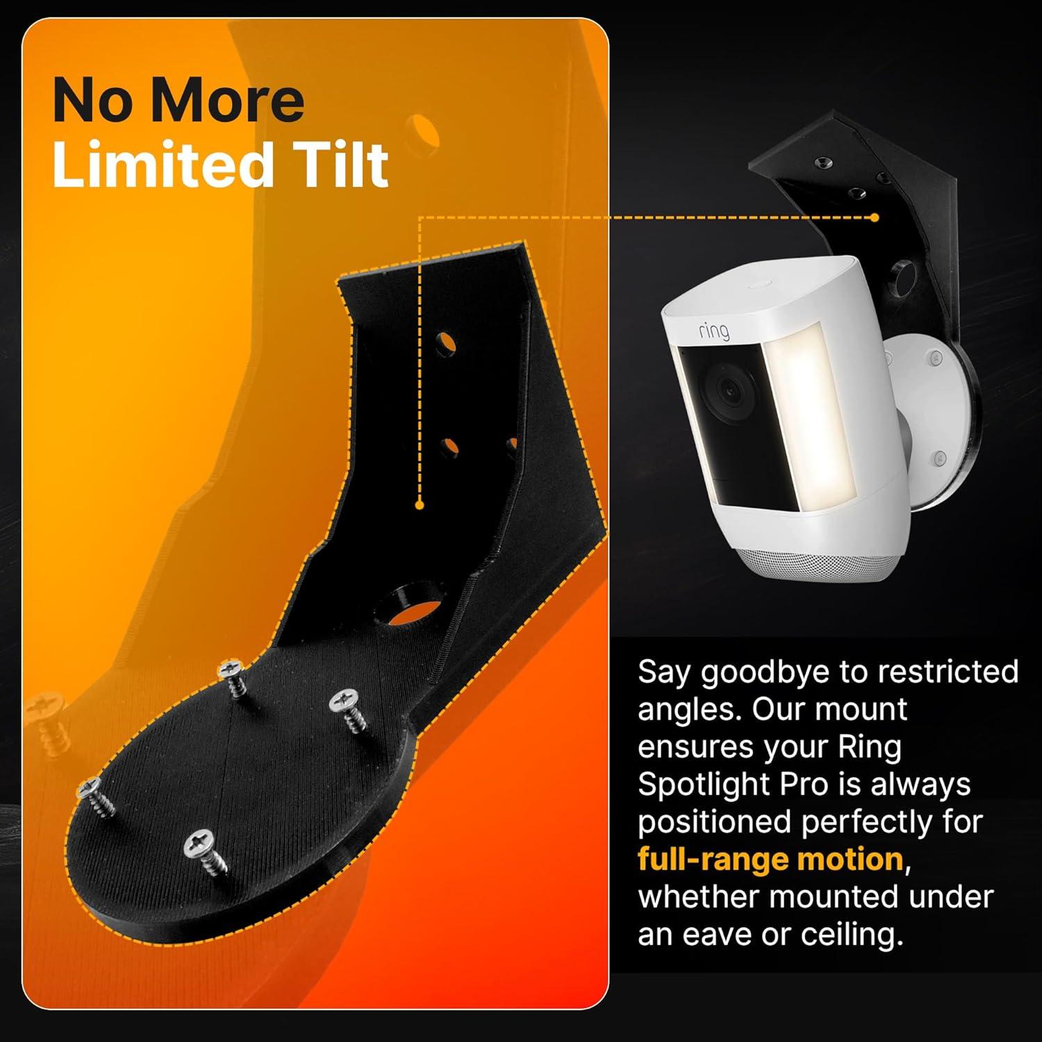 Soporte de Montaje SplashNColor para Cámara Ring Spotlight Pro