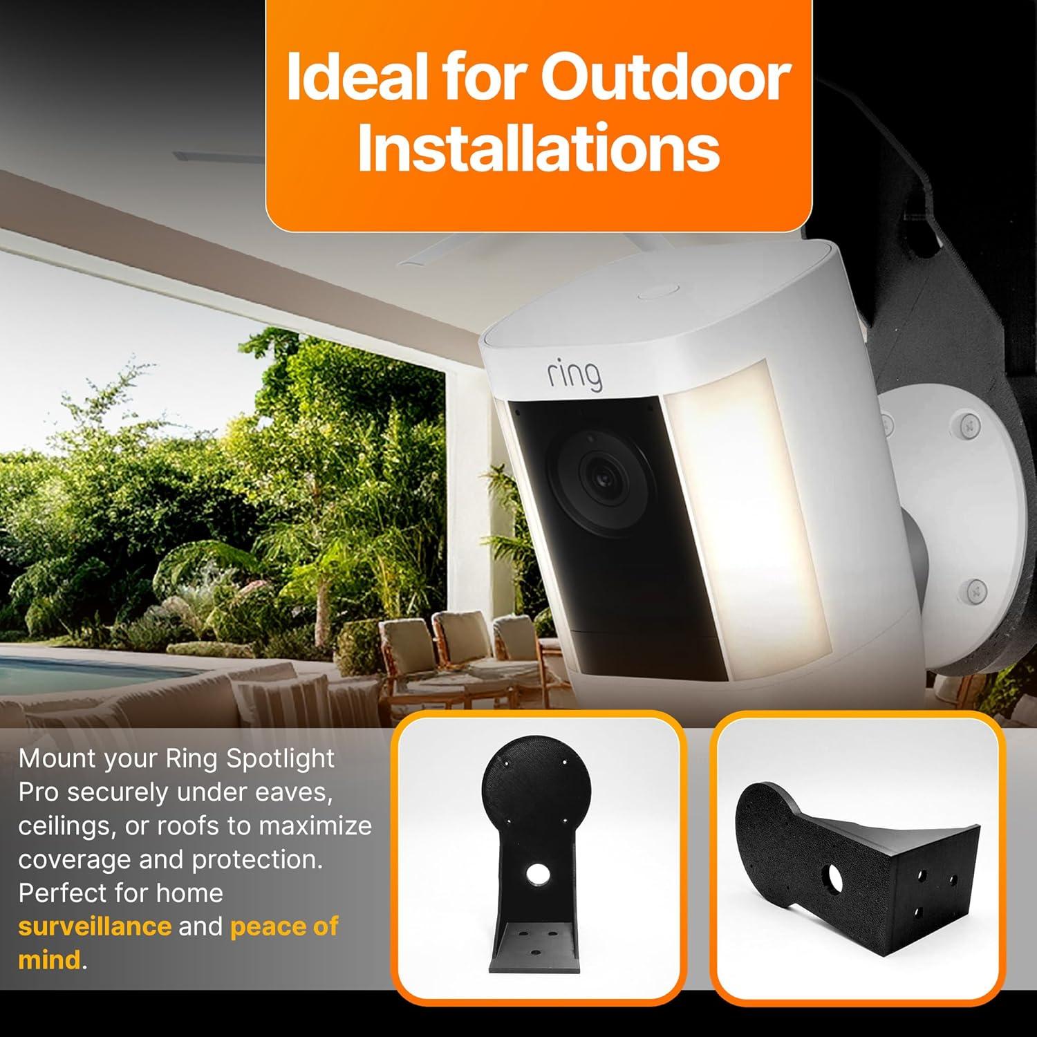 Soporte de Montaje SplashNColor para Cámara Ring Spotlight Pro