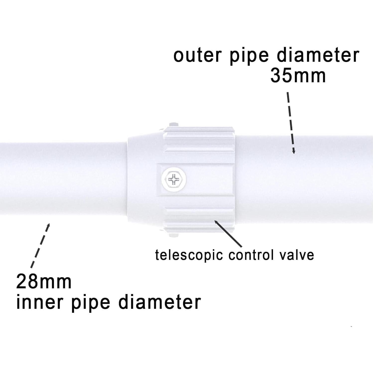 Soporte de cámara ajustable Coolotic 30-60 cm metal para CCTV