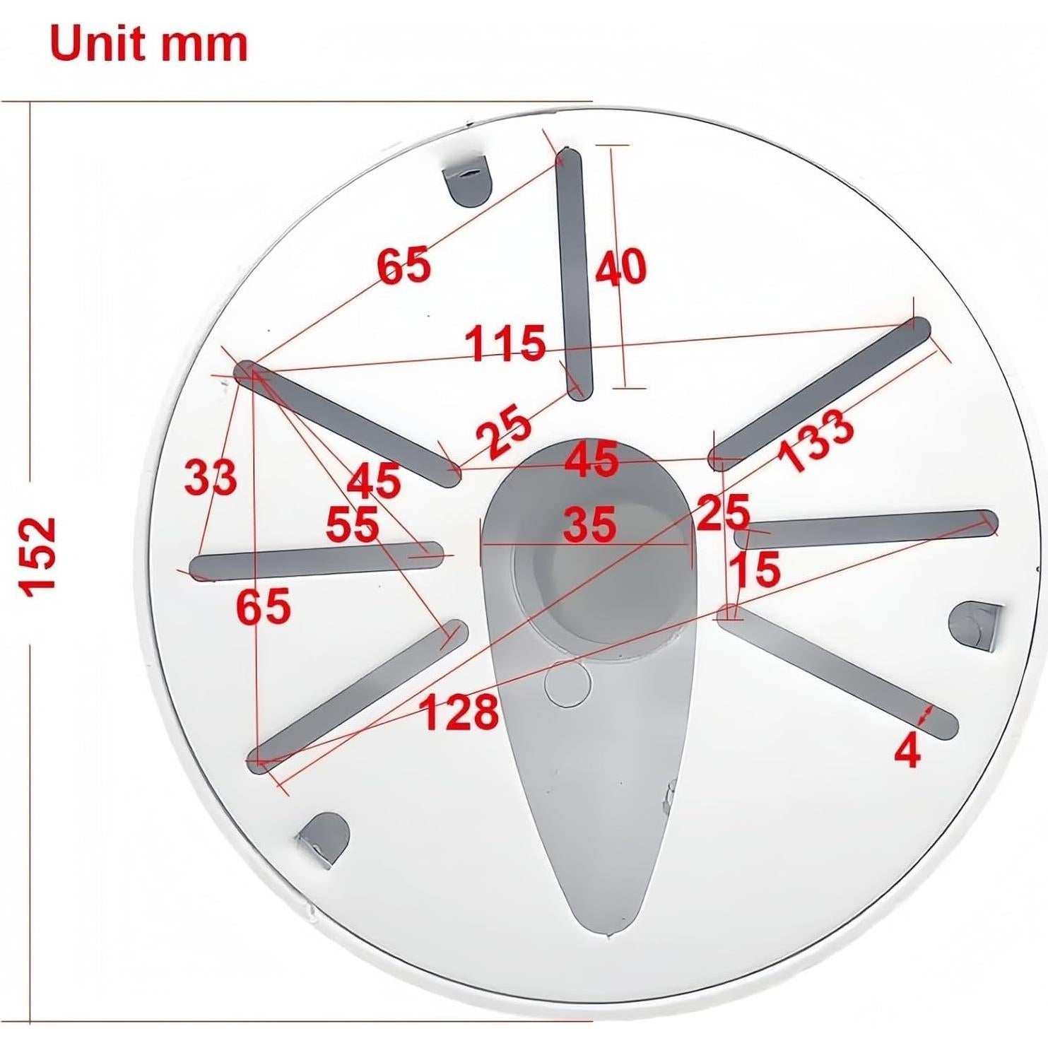 Soporte de cámara ajustable Coolotic 30-60 cm metal para CCTV