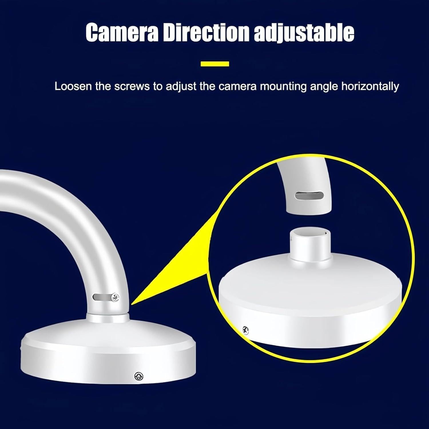 Soporte de cámara ajustable Coolotic 30-60 cm metal para CCTV