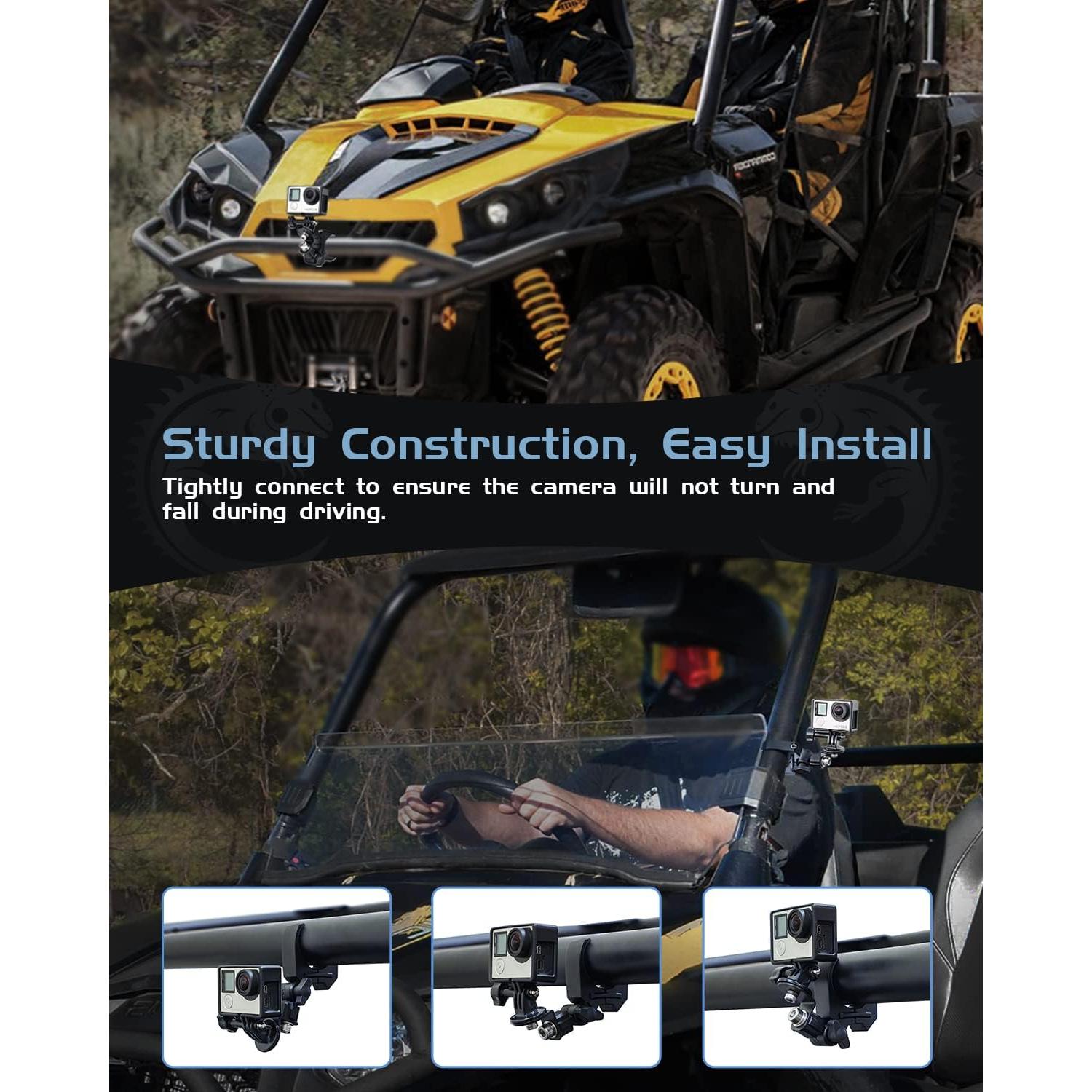 Soporte de Montaje C-Clamps Lupar para UTV 1.75-2" Aluminio