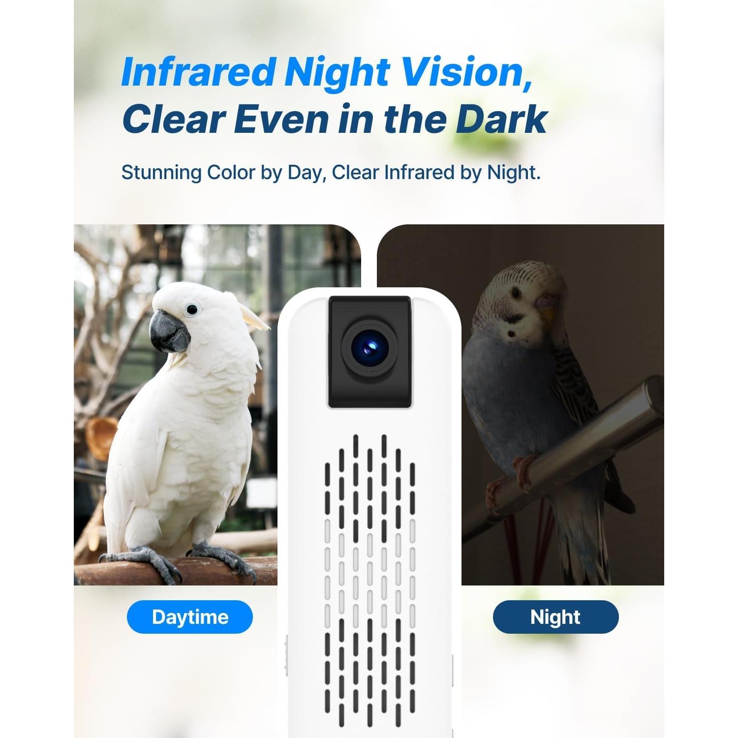 Cámara de Entrenamiento para Aves CATBOAT 2.5K HD con Voz