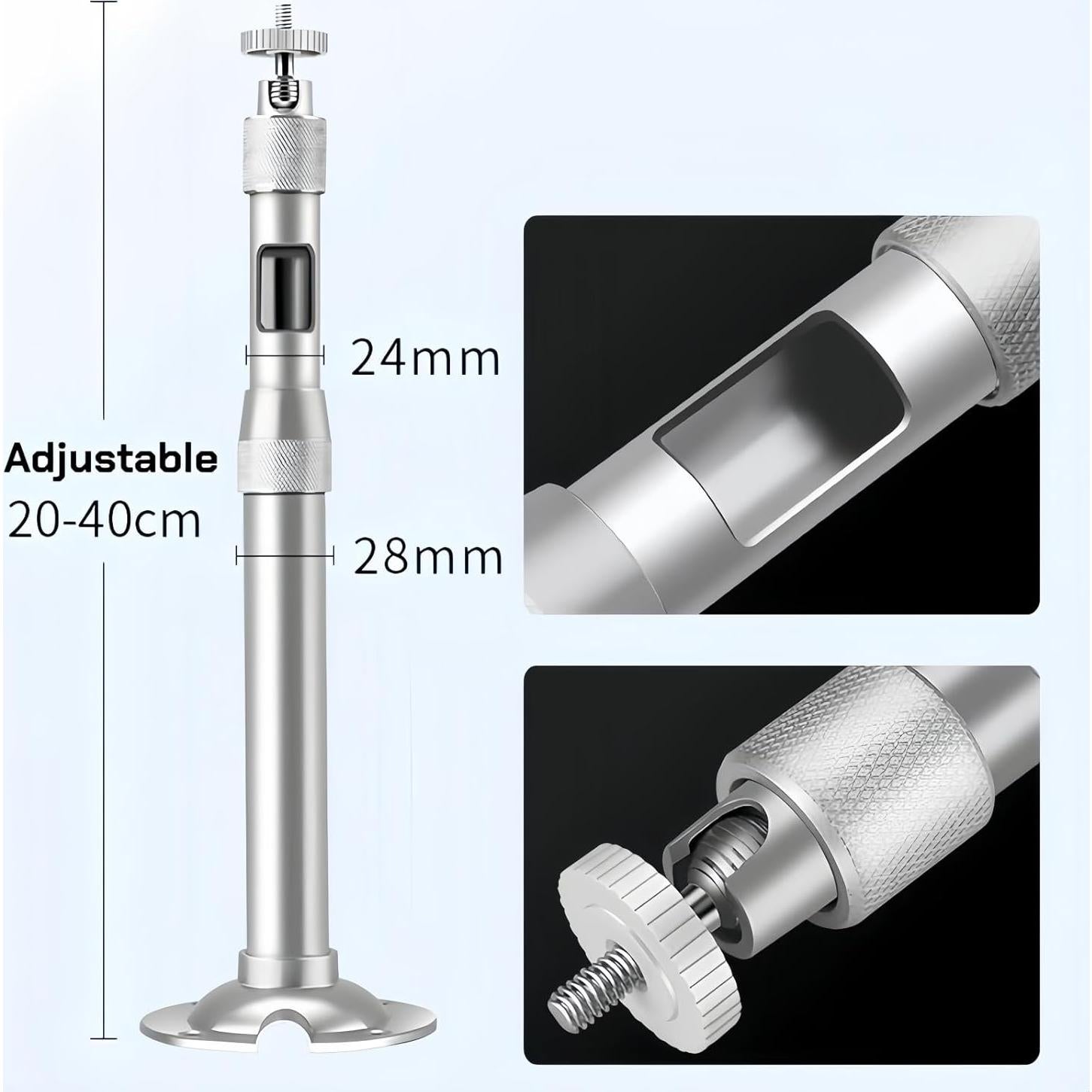 Soporte de Techo Extensible CTXSUMTEC para Cámaras Dome 30-60cm