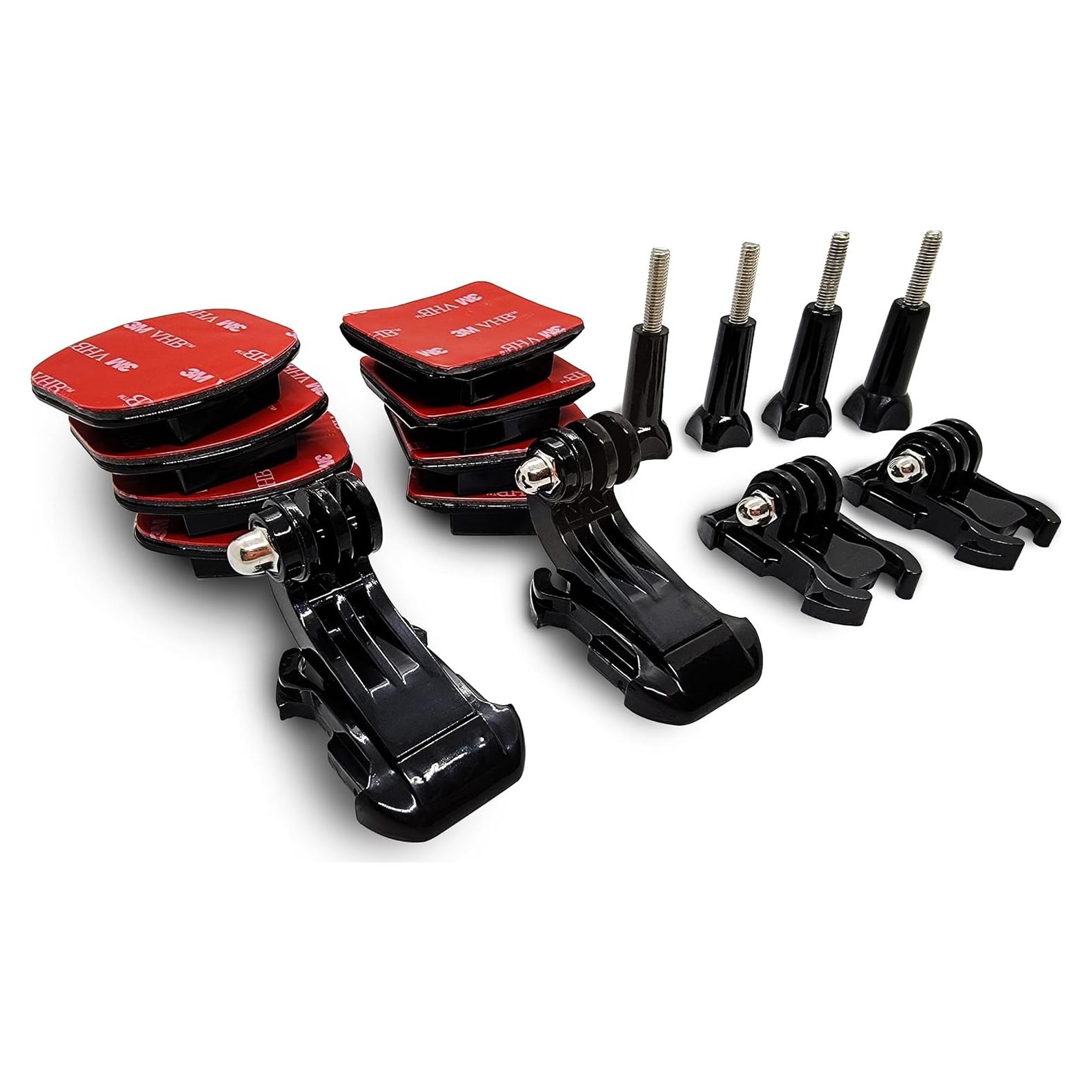 Soportes Adhesivos para Casco JINGXIN GoPro 24 en 1