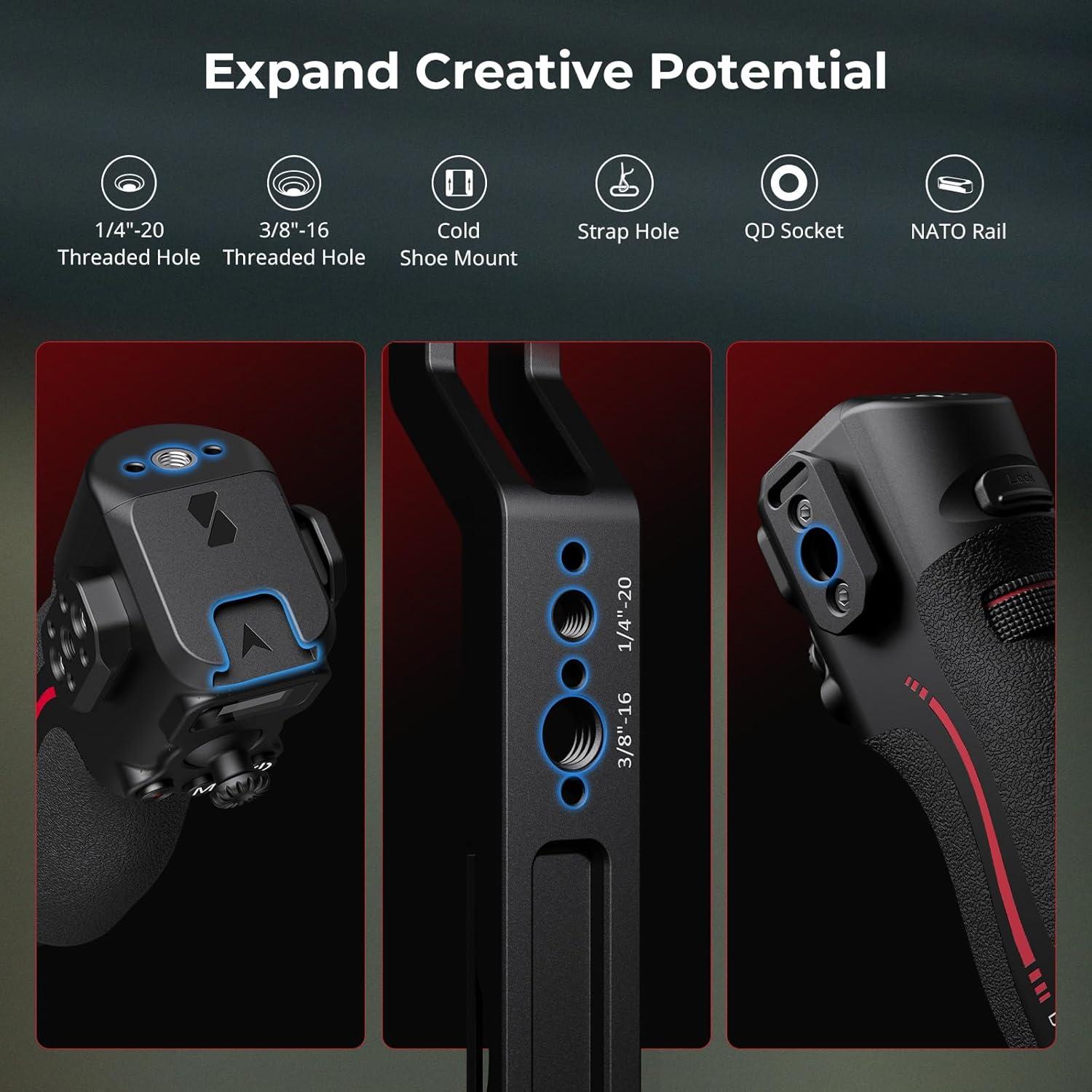 Mango SmallRig con Seguimiento de Enfoque para DJI RS 2/3 Pro/4 Pro