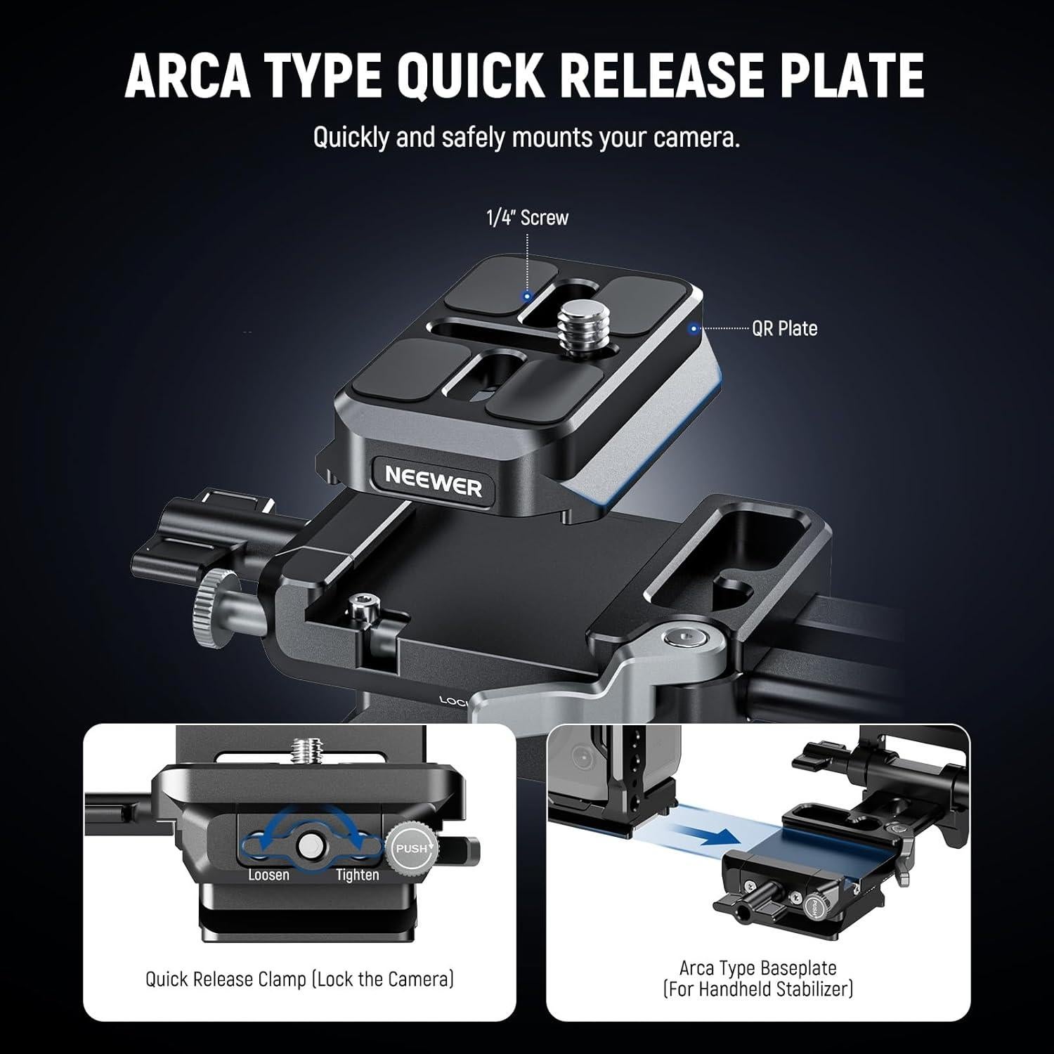 Placa de Batería V NEEWER PS015 Pro con Paño de Limpieza