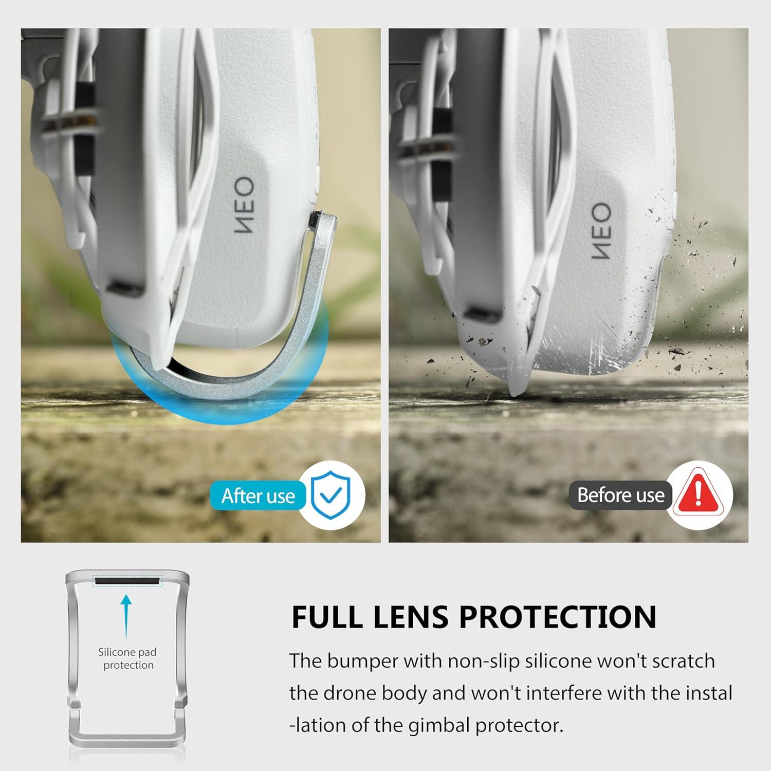 Protector de Parachoques Gimbal STARTRC para DJI Neo - Aluminio