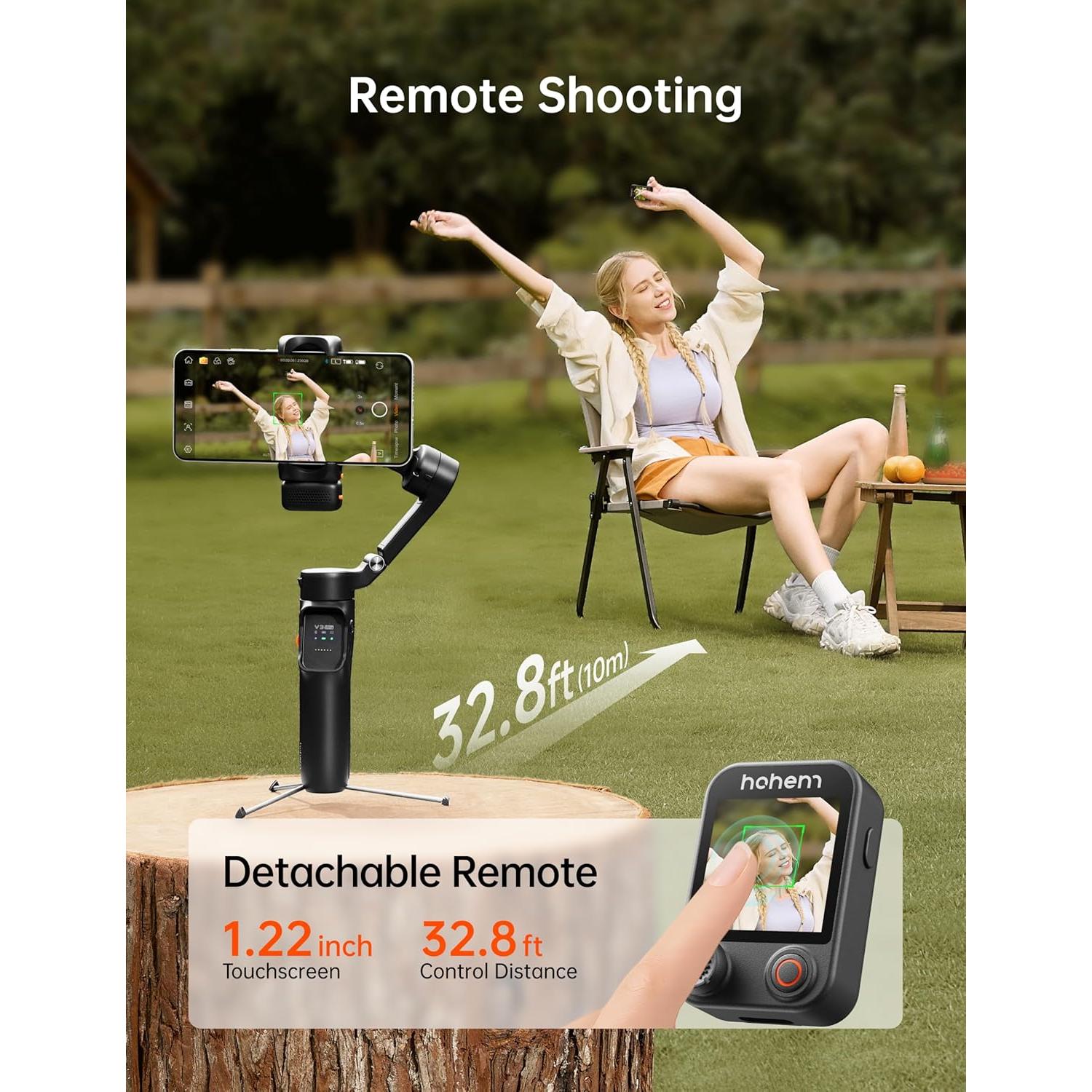 Estabilizador de Cardán Hohem iSteady V3 para Smartphone Negro