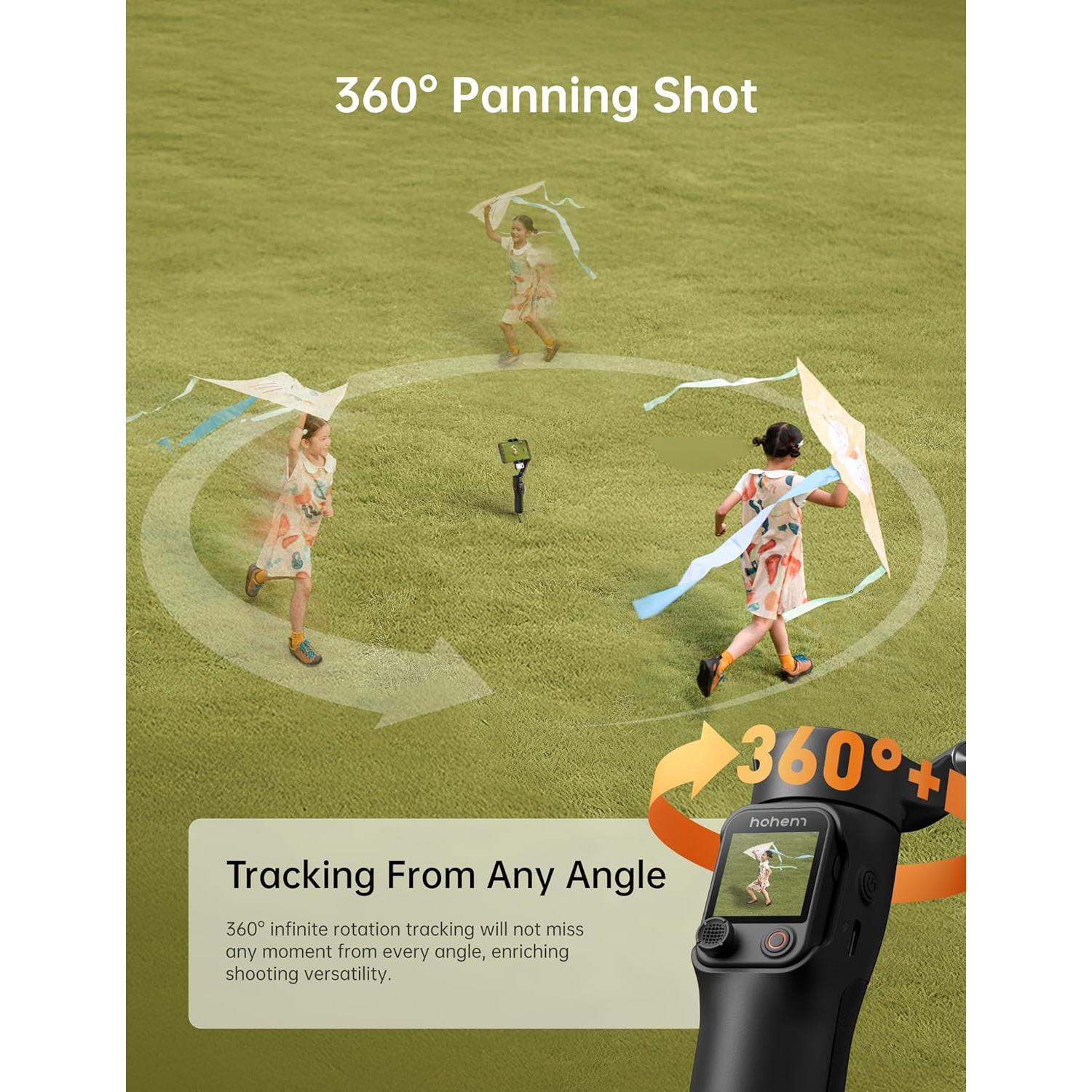 Estabilizador de Cardán Hohem iSteady V3 para Smartphone Negro