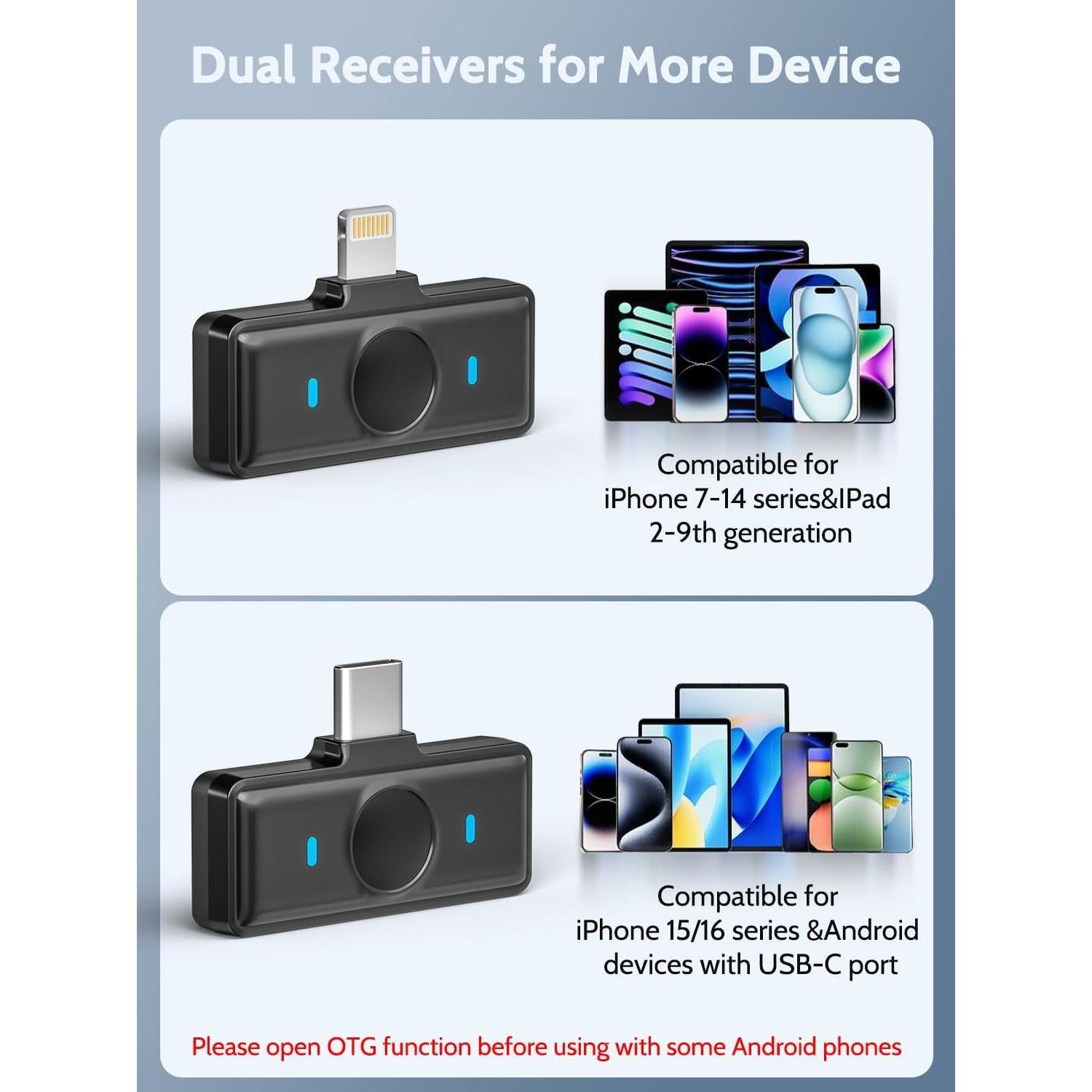 Estabilizador Gimbal 3 Ejes AOCHUAN V8 Mic con Micrófono Inalámbrico