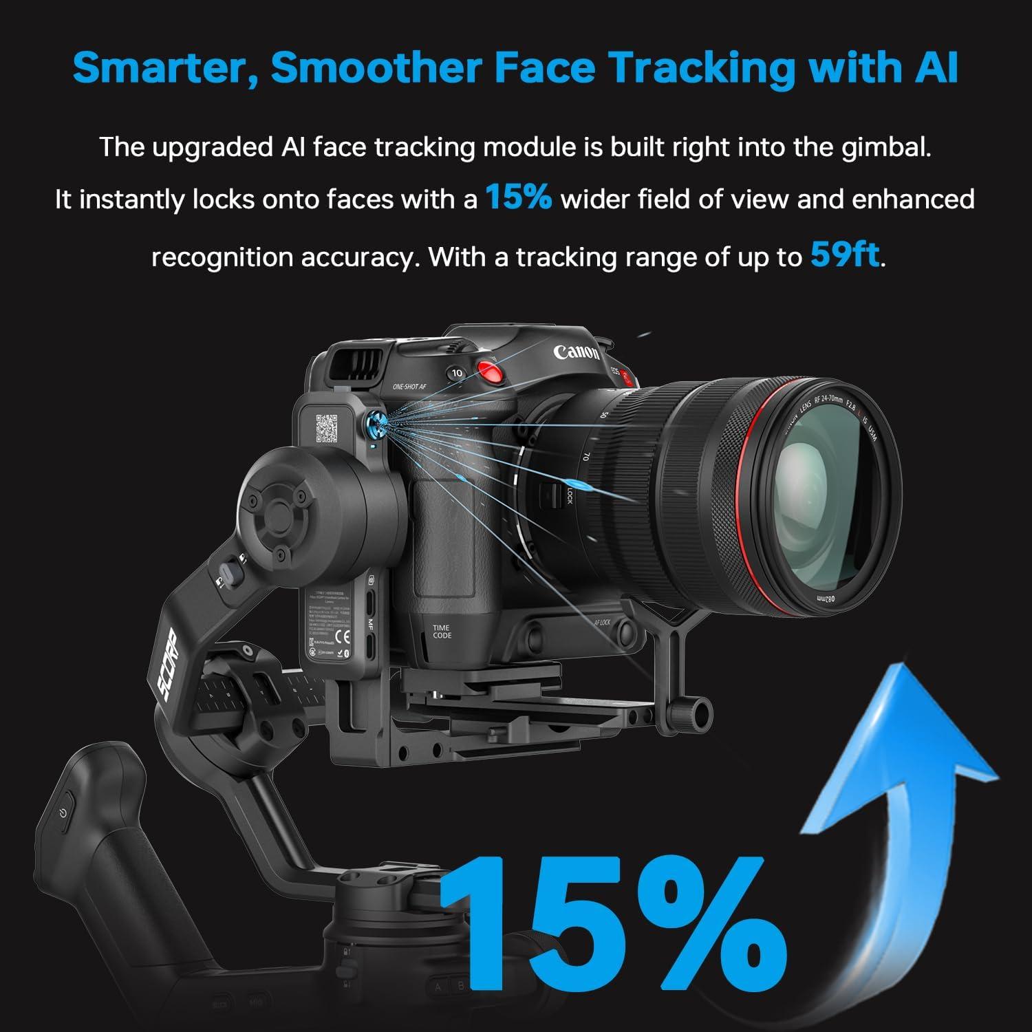 Estabilizador de Video FeiyuTech SCORP 3 con Mango Desmontable