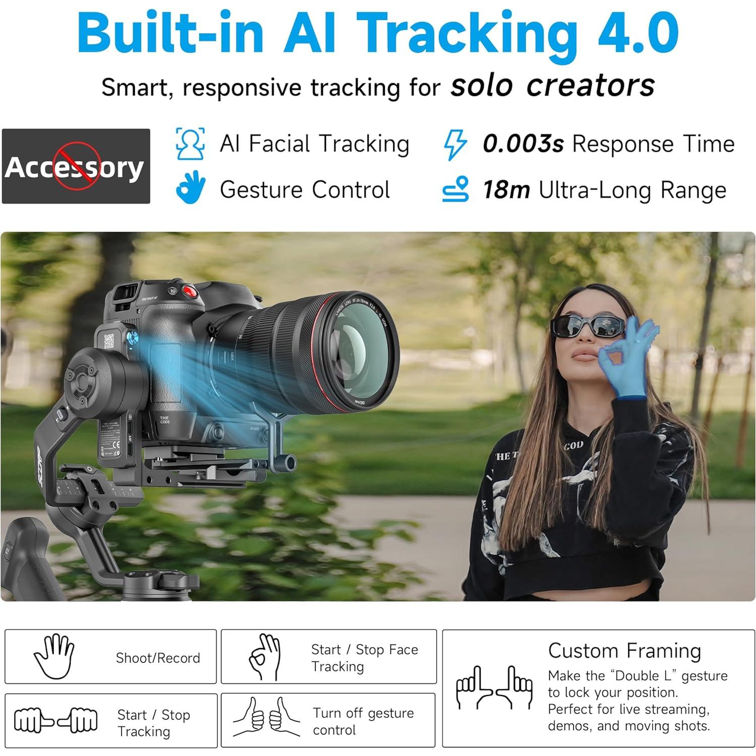 Estabilizador de cámara Feiyu SCORP-C2 - Carga útil 3.5kg