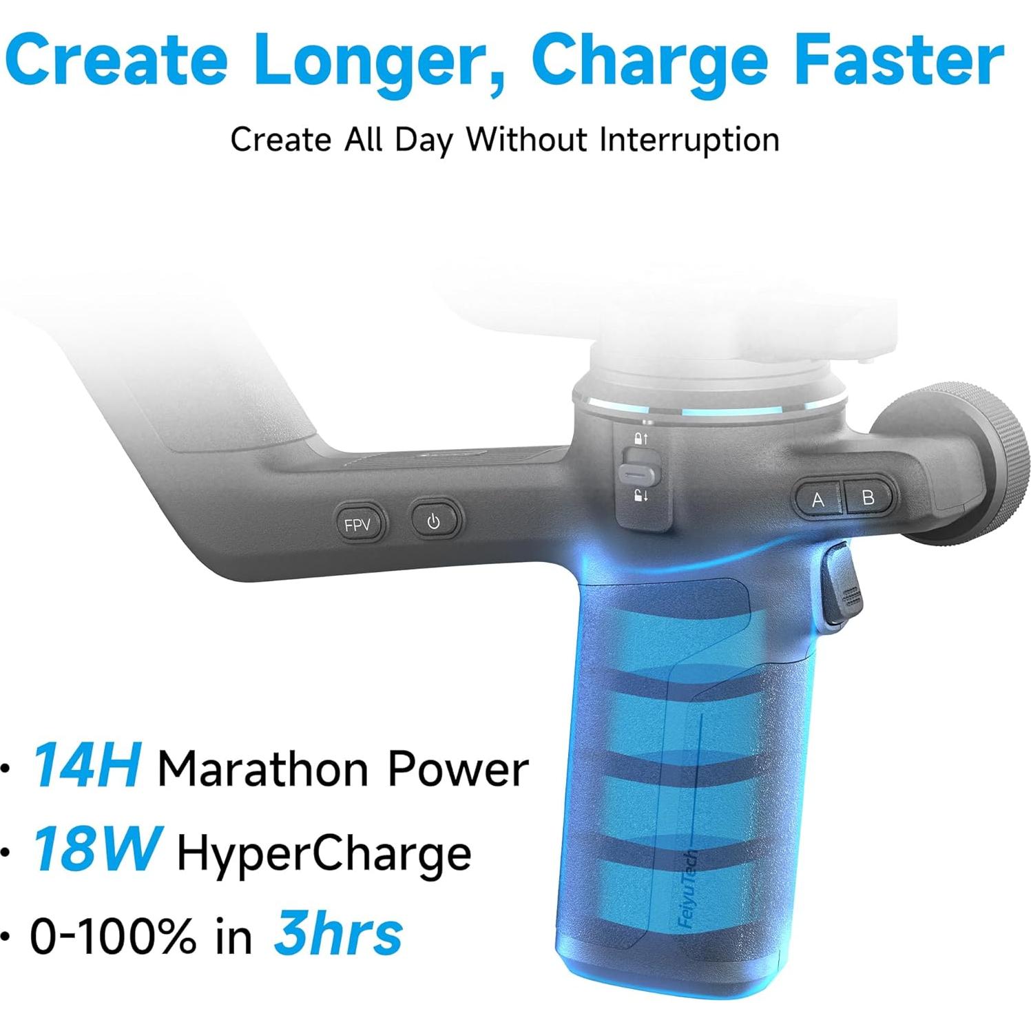 Estabilizador de cámara Feiyu SCORP-C2 - Carga útil 3.5kg