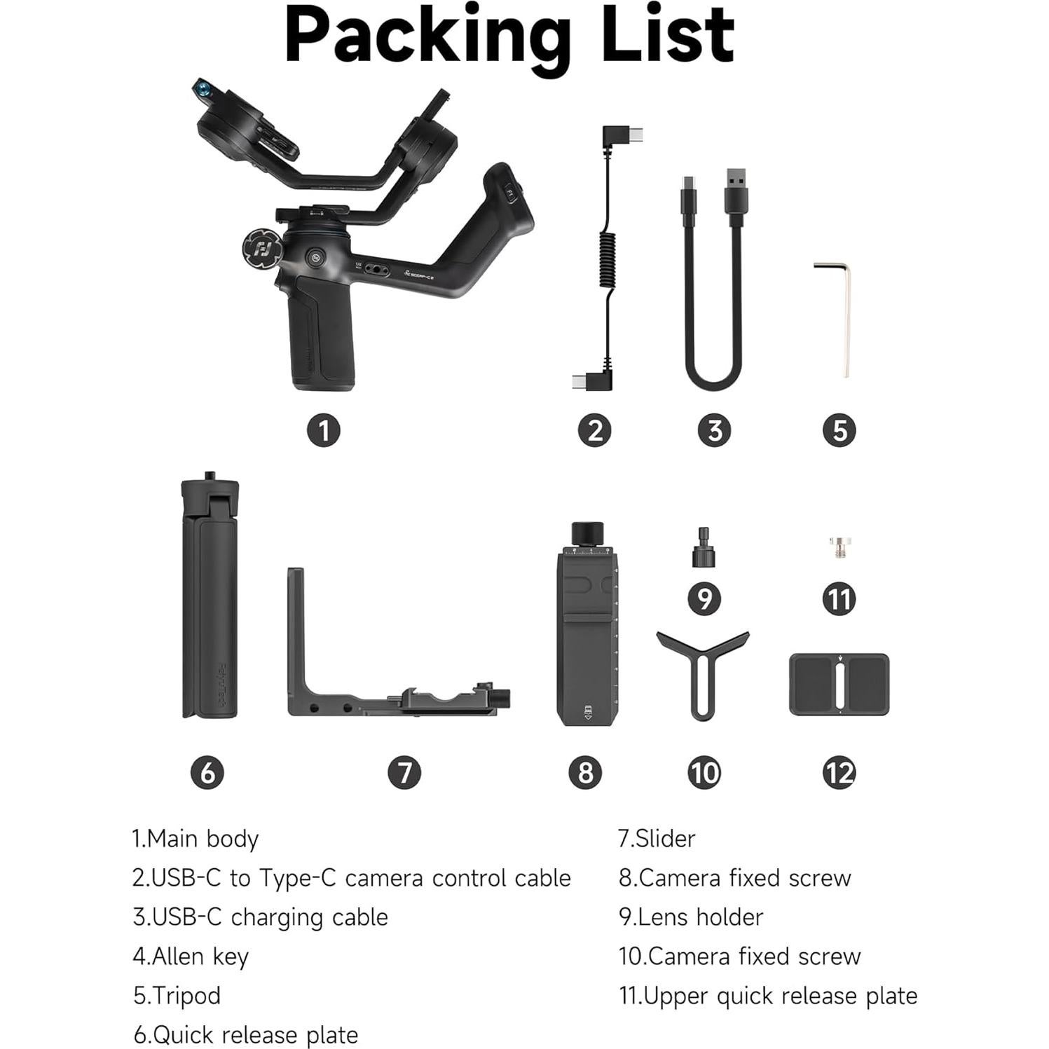 Estabilizador de cámara Feiyu SCORP-C2 - Carga útil 3.5kg