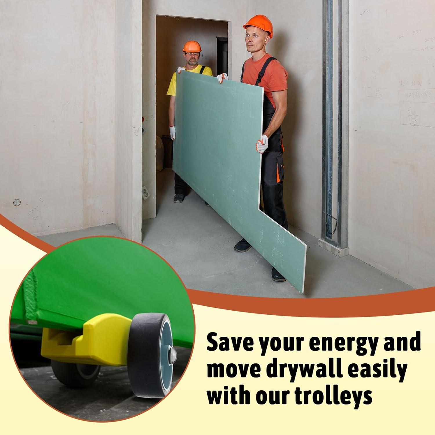 Carro de Panel Compacto Seeloowy para Yeso y Materiales 113.4 kg