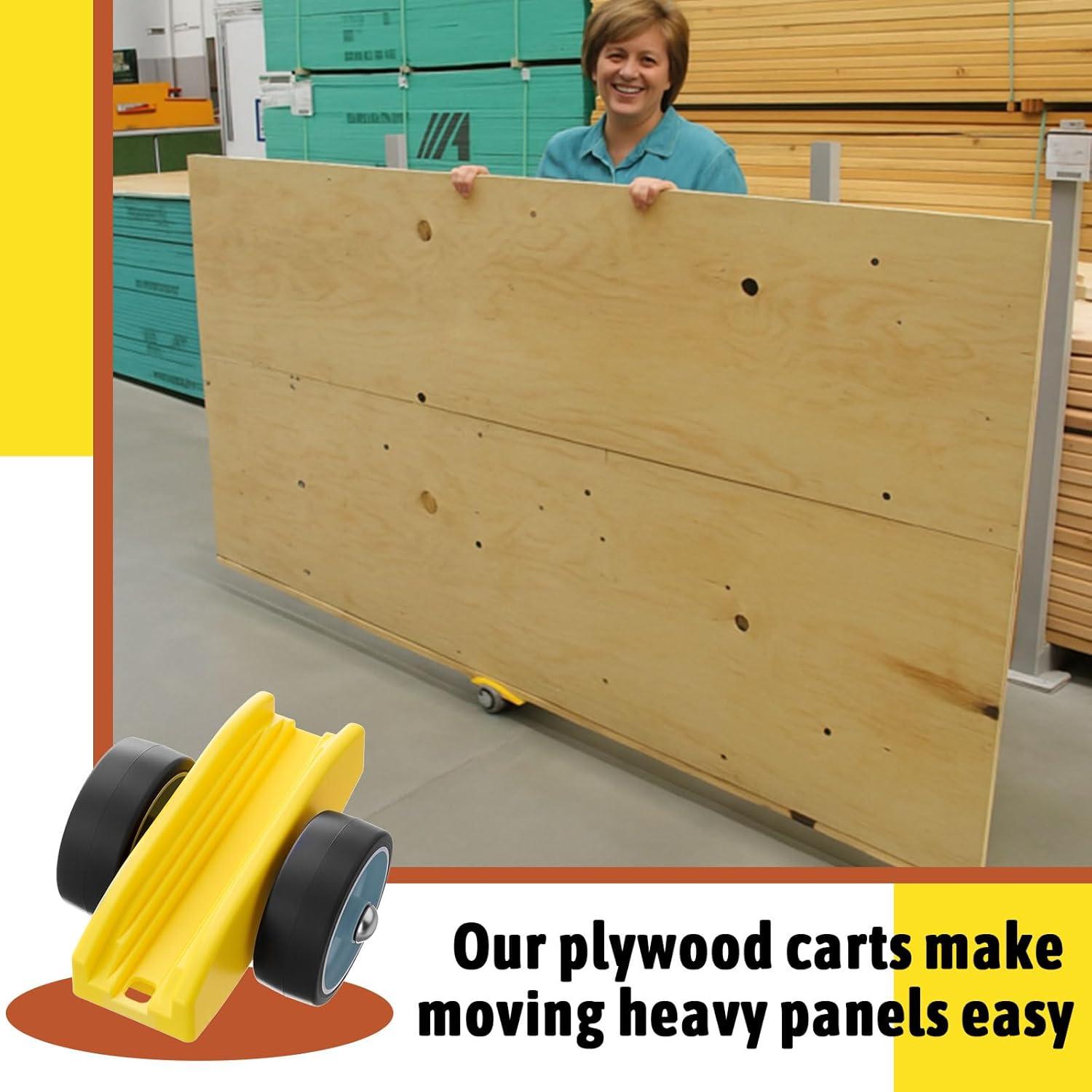 Carro de Panel Compacto Seeloowy para Yeso y Materiales 113.4 kg