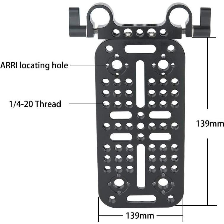 Placa de Montaje de Queso NICEYRIG 15mm para Cámara DSLR