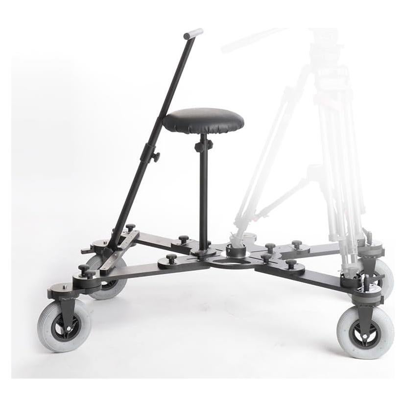 CamDolly Cinema System + 2 Rails - The World's Most Flexible Camera Dolly and Slider System w/SnakeTrack Flexible CamDolly Rails x2-100ft (2x50ft) of Solid Flexible Rubber Tracks