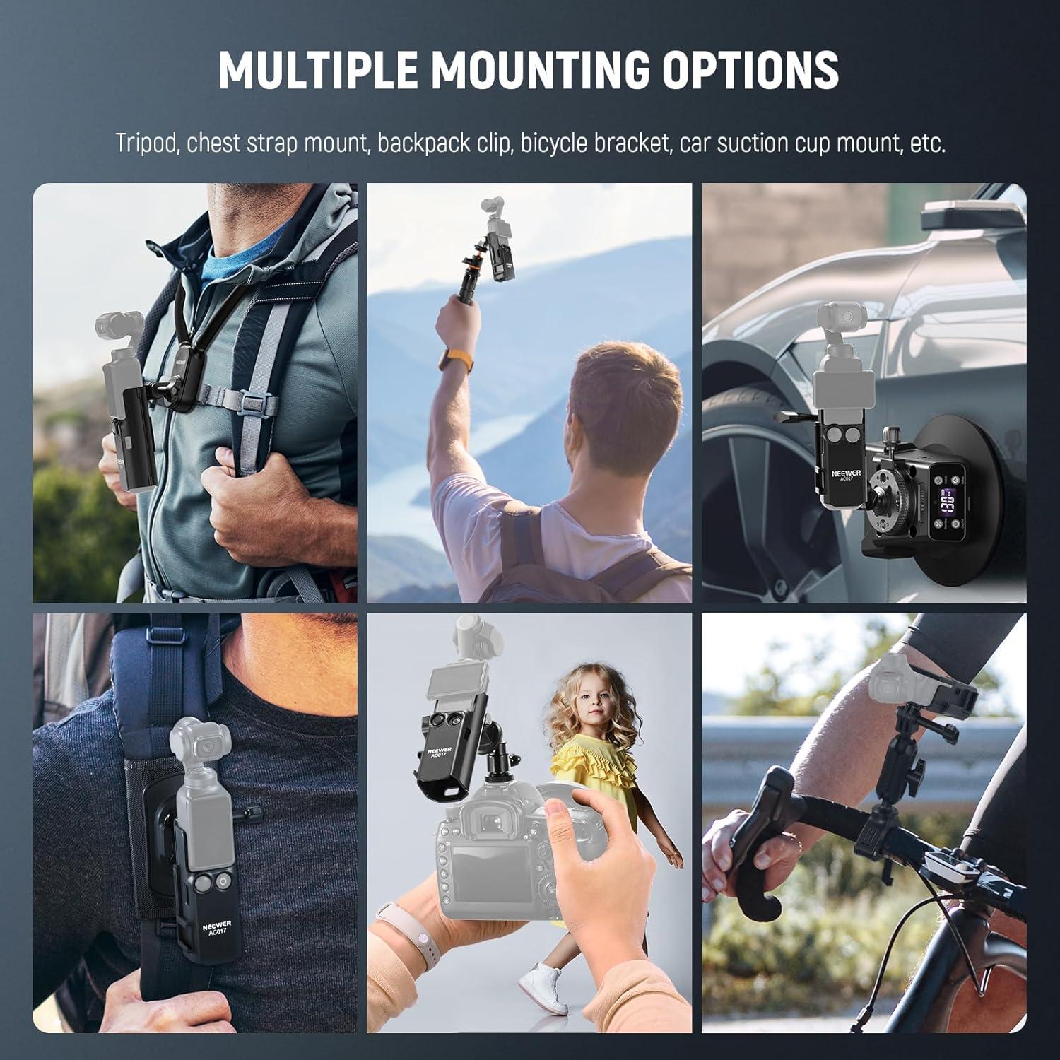 Adaptador de Montaje Extensible NEEWER AC017 para DJI Osmo Pocket 3