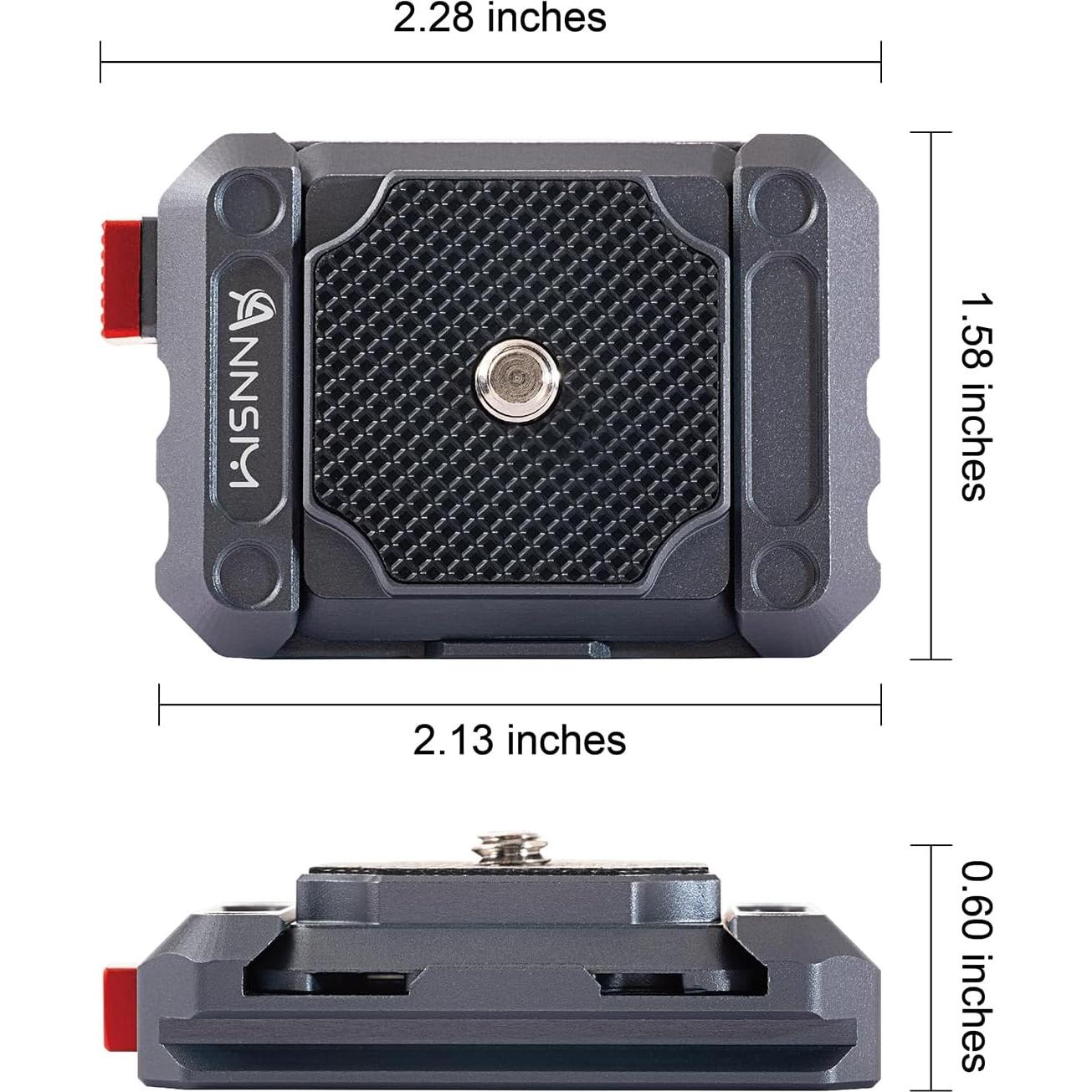 Placa de liberación rápida ANNSM QR300 para cámara DSLR