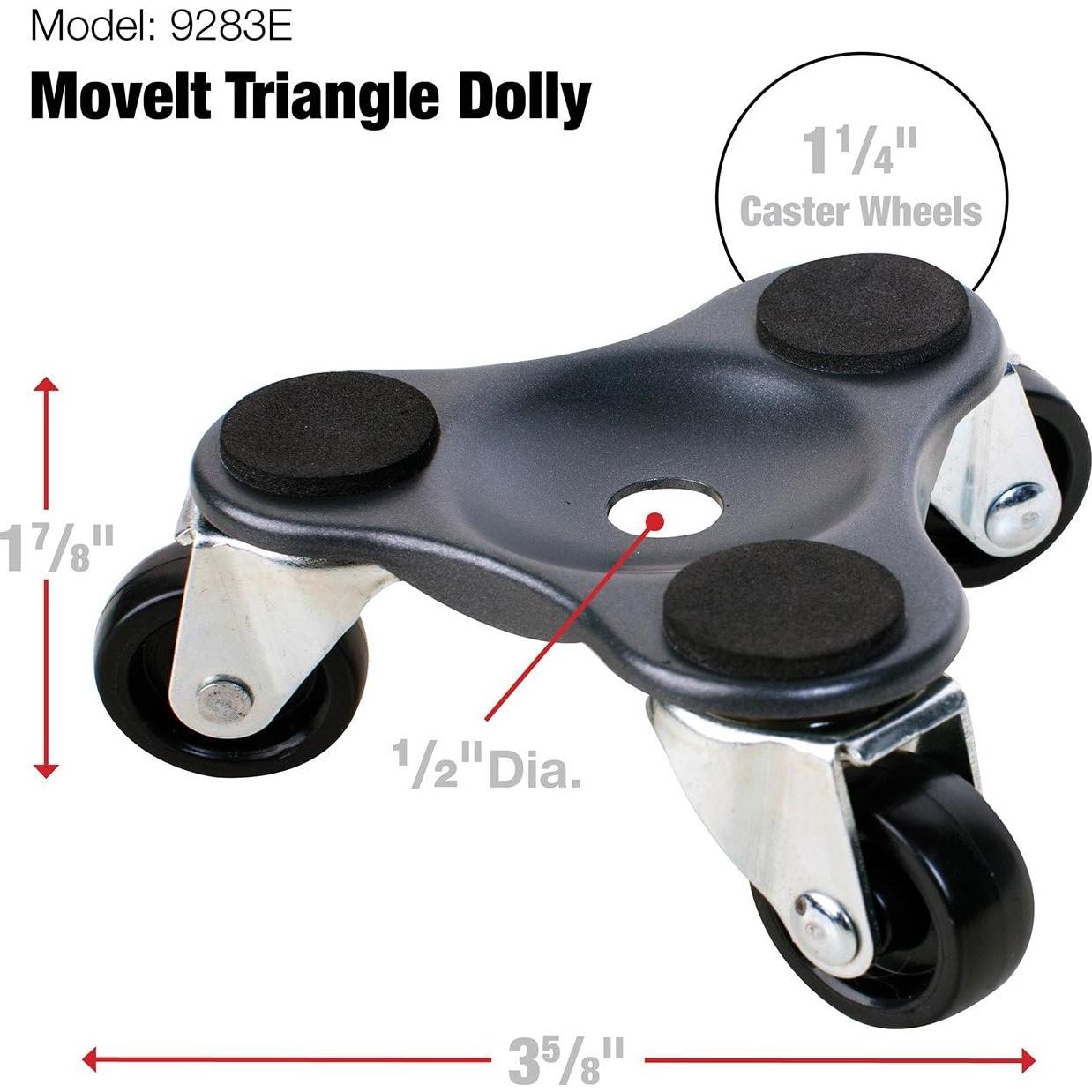 Carro Tri-Dolly de Acero Shepherd Hardware 200 lbs 4"