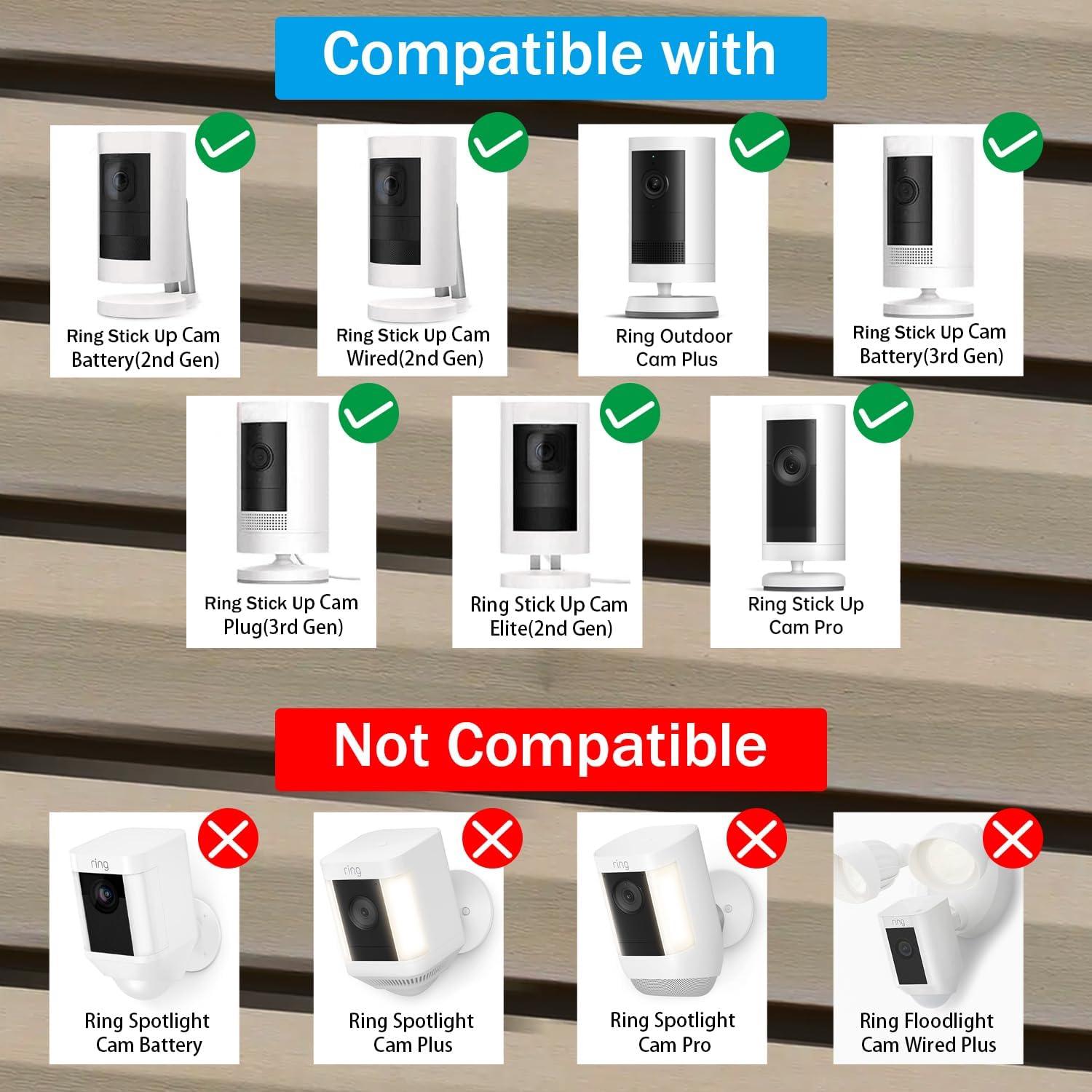 Soportes de Vinilo Haoyou para Cámara de Seguridad - Paquete de 2