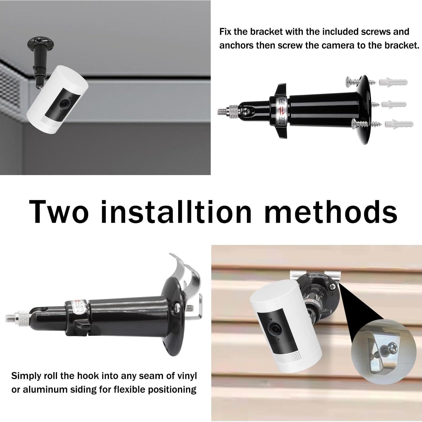 Soportes de Vinilo Haoyou para Cámara de Seguridad - Paquete de 2