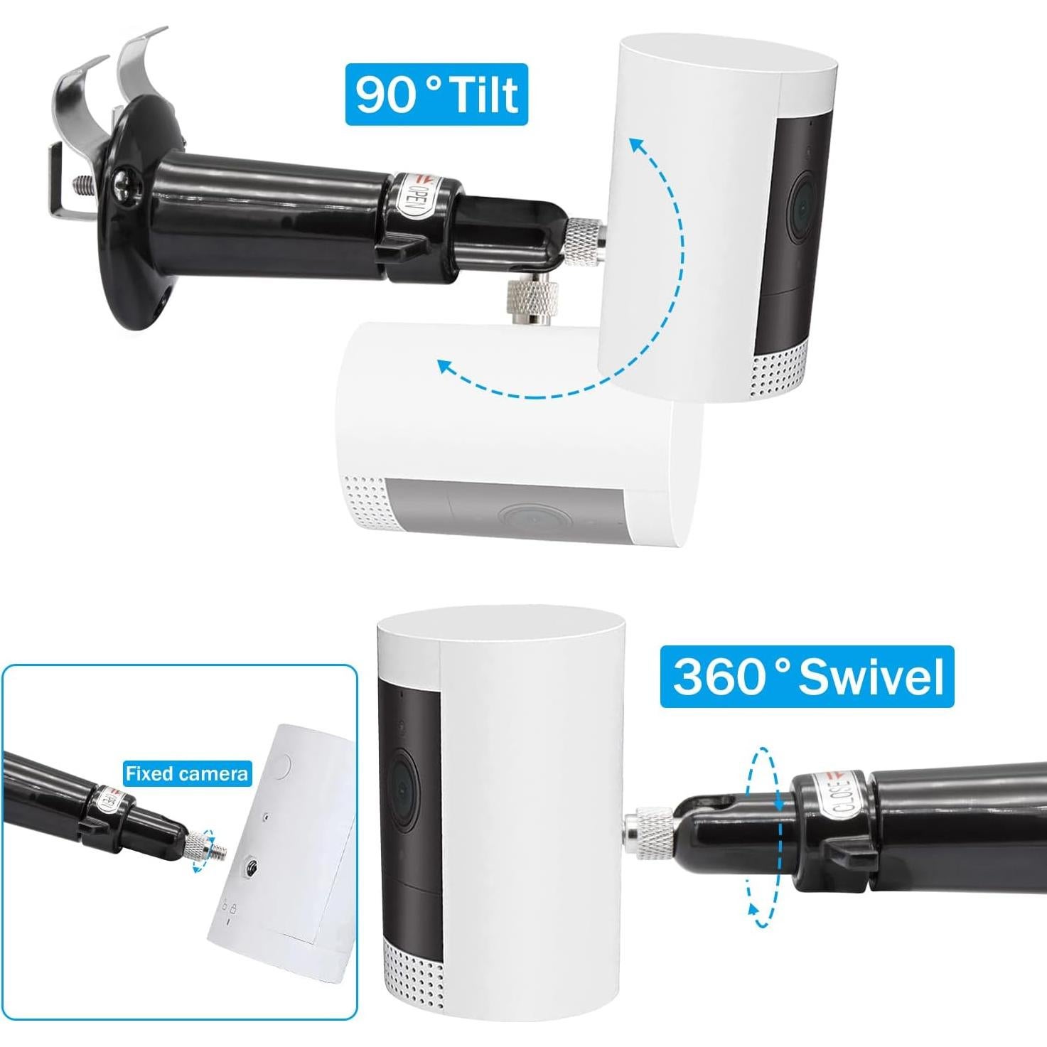 Soportes de Vinilo Haoyou para Cámara de Seguridad - Paquete de 2