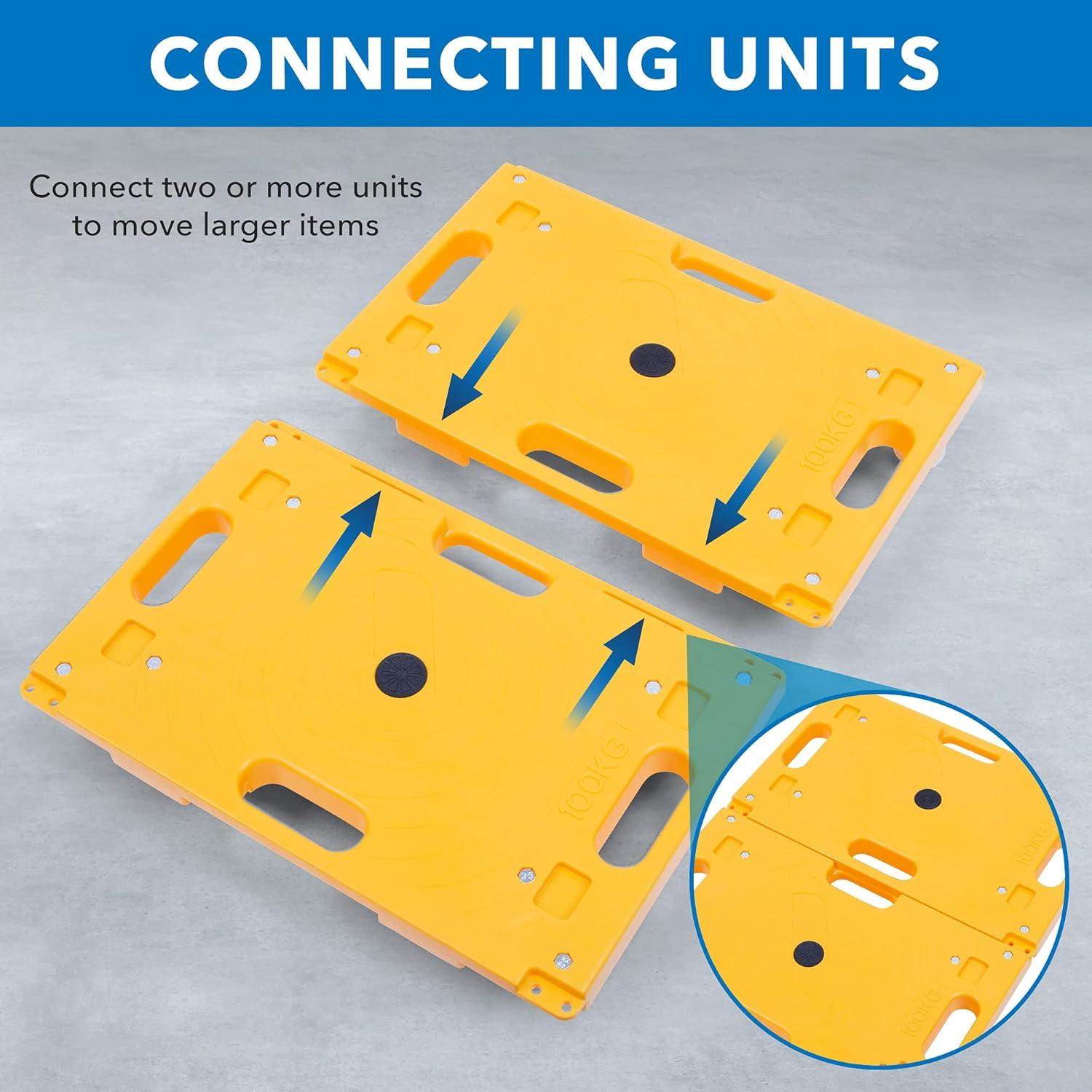 Carro Rodante Portátil Mount-It! MI-926, 99.79 kg, Amarillo