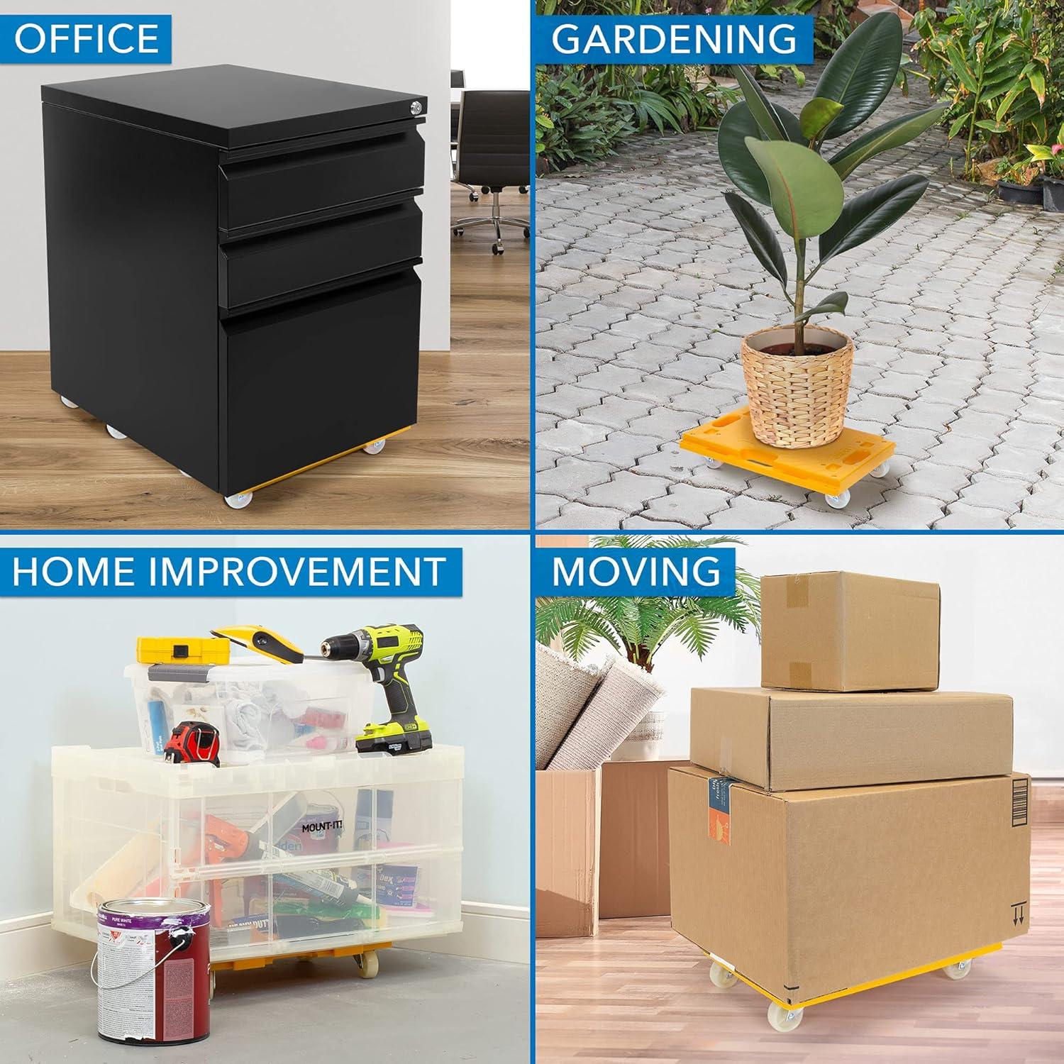 Carro Rodante Portátil Mount-It! MI-926, 99.79 kg, Amarillo