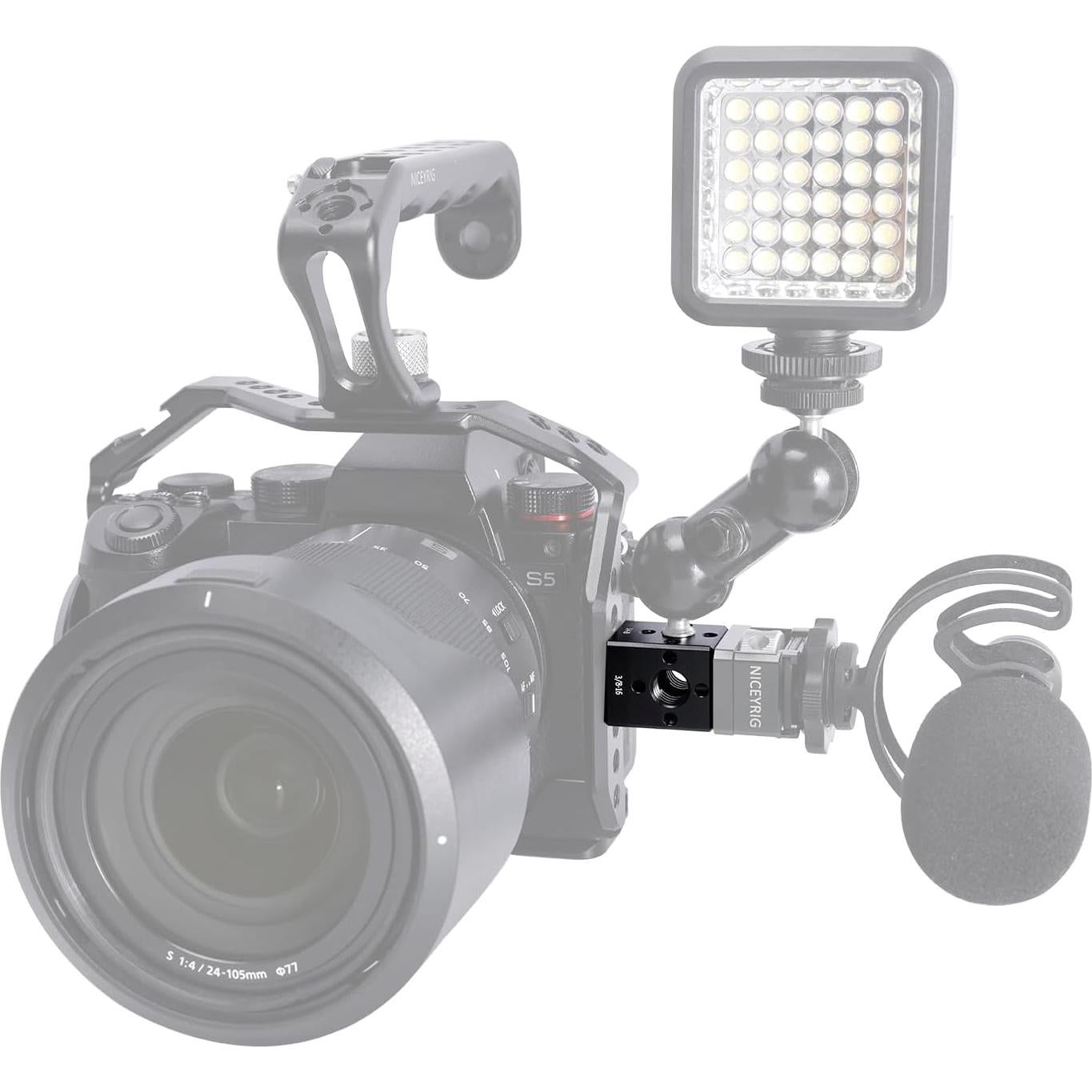 Adaptador de Montaje NICEYRIG ARRI para Accesorios de Video