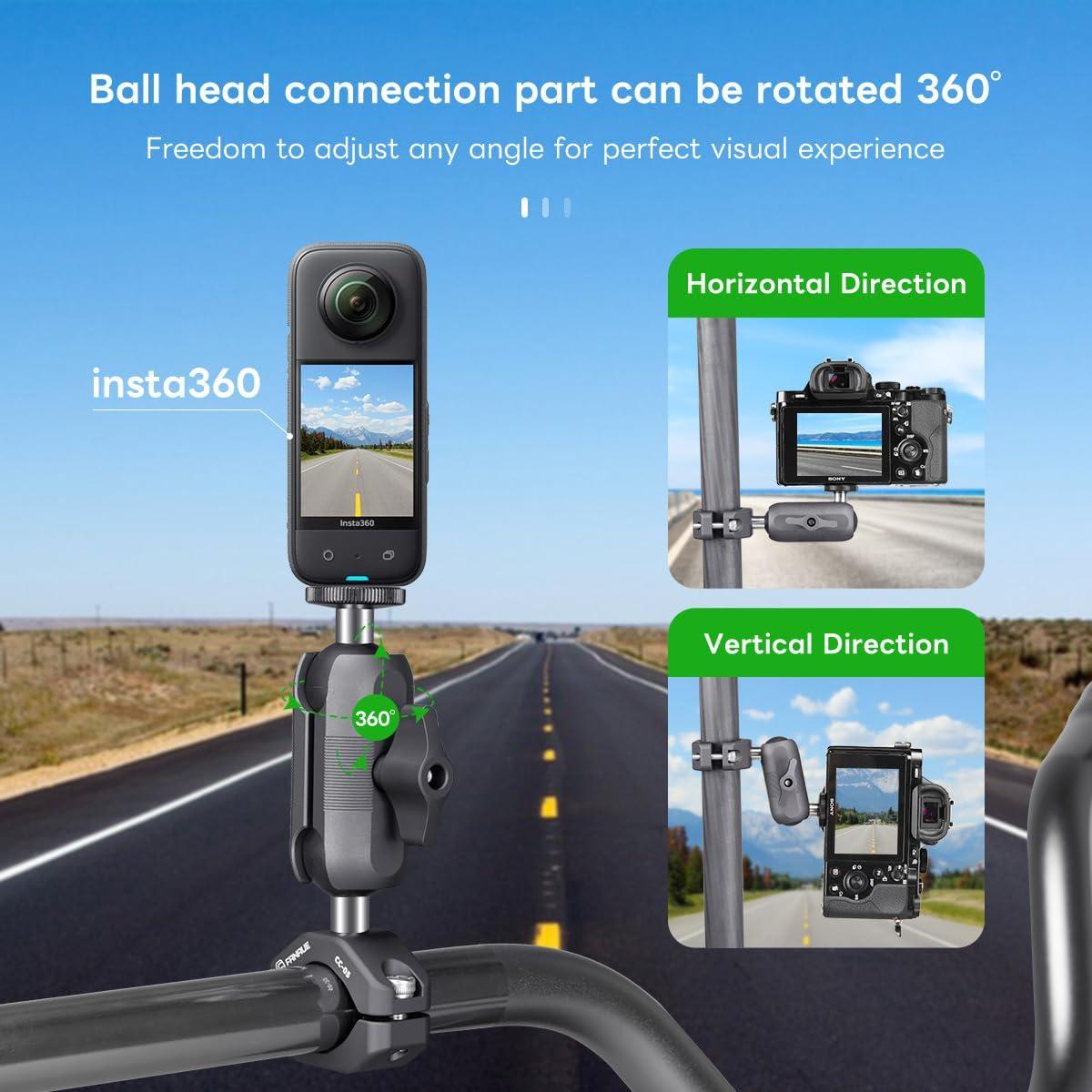 Adaptador de bola FANAUE GB-02 1" con rosca 1/4"-20