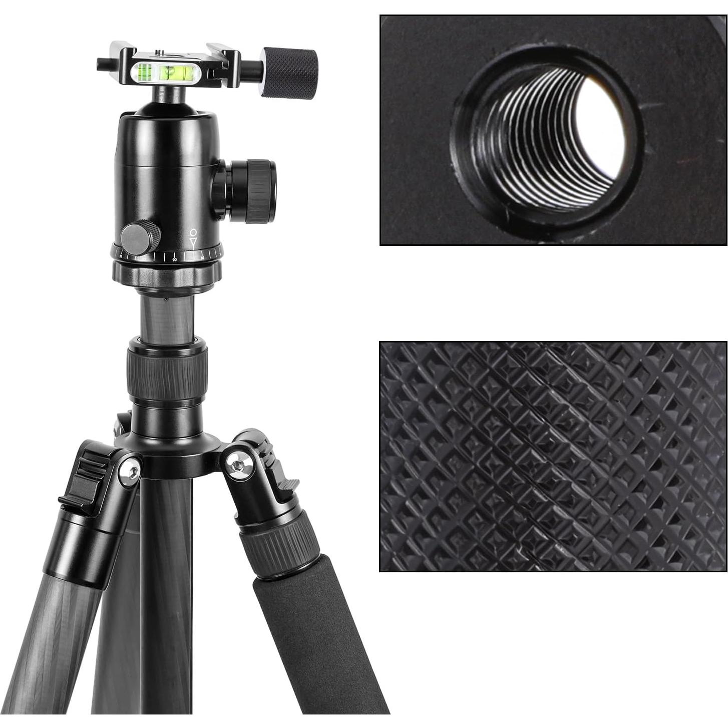 Paquete de 3 adaptadores de trípode hembra 1/4 QfwdfcTrenz