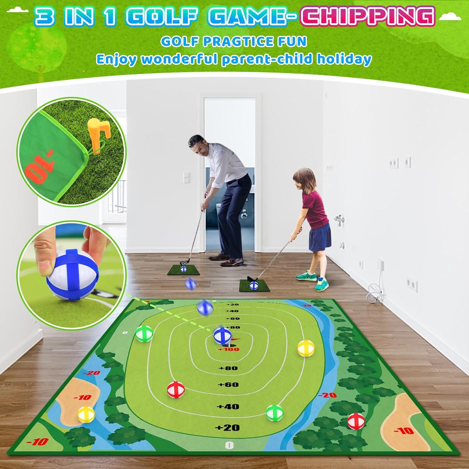 Juego de Golf Chipping DUYOYU 1.21 kg para Niños Interior/Exterior