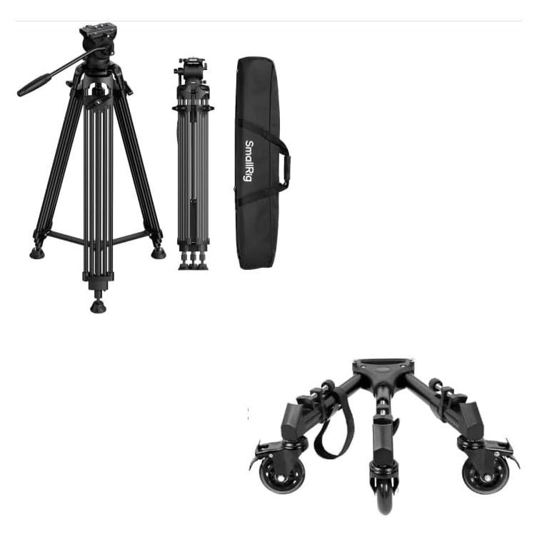 Trípode de Video Heavy Duty SmallRig 185cm + Dolly Universal