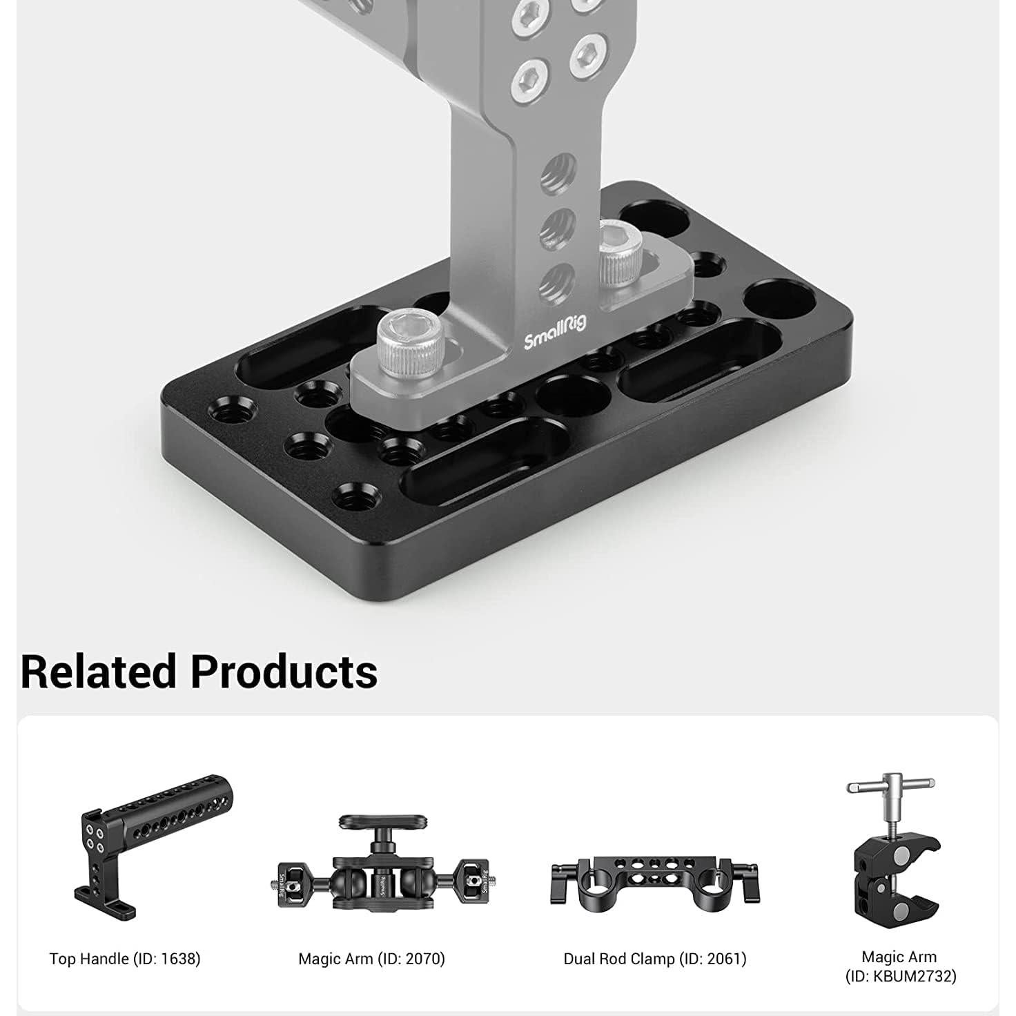 Placa de Cámara SmallRig 1598 para Railblocks y Dovetails