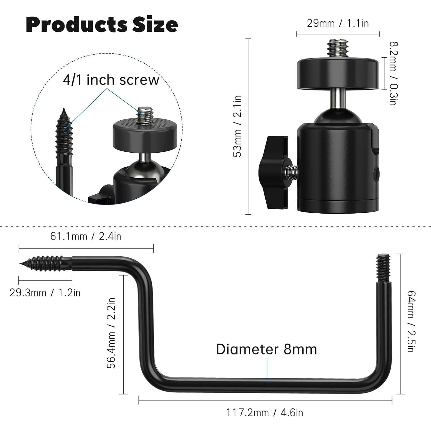 Soporte para Cámara de Sendero ORIPIK Ajustable 360°