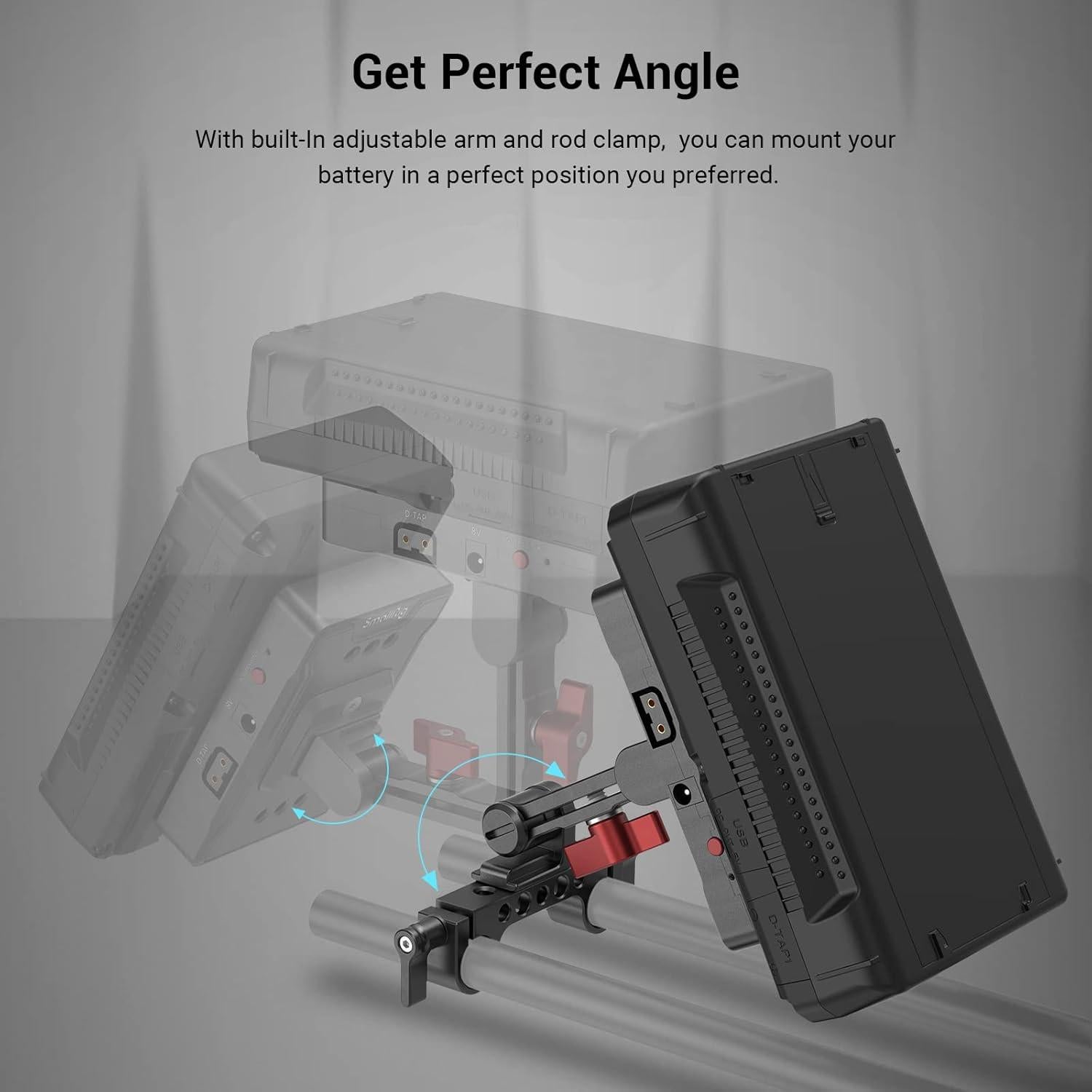 Placa Adaptadora de Batería V-Mount SmallRig 3499 con D-TAP