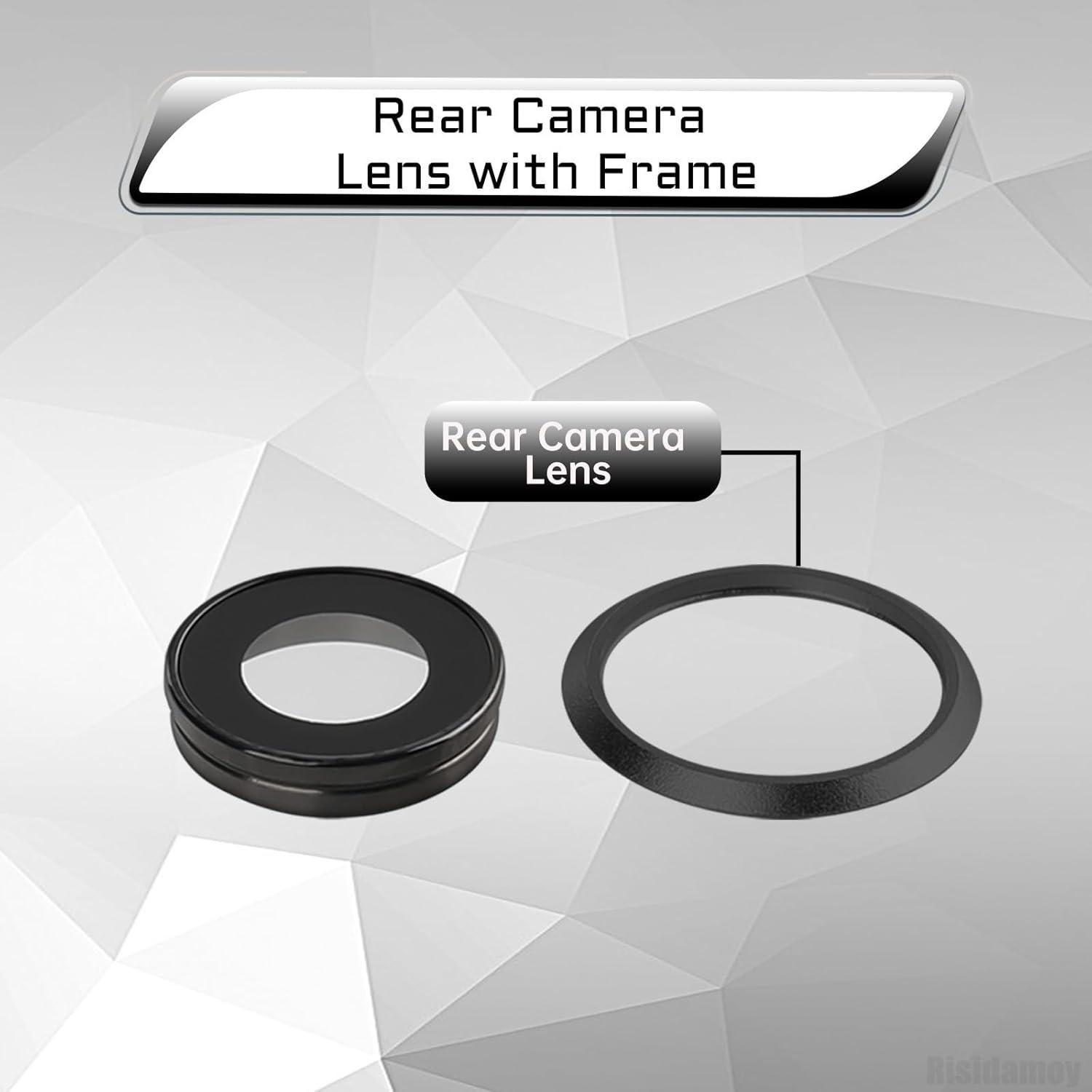 Cristal de Lente de Cámara para iPhone 8 con Marco y Herramientas