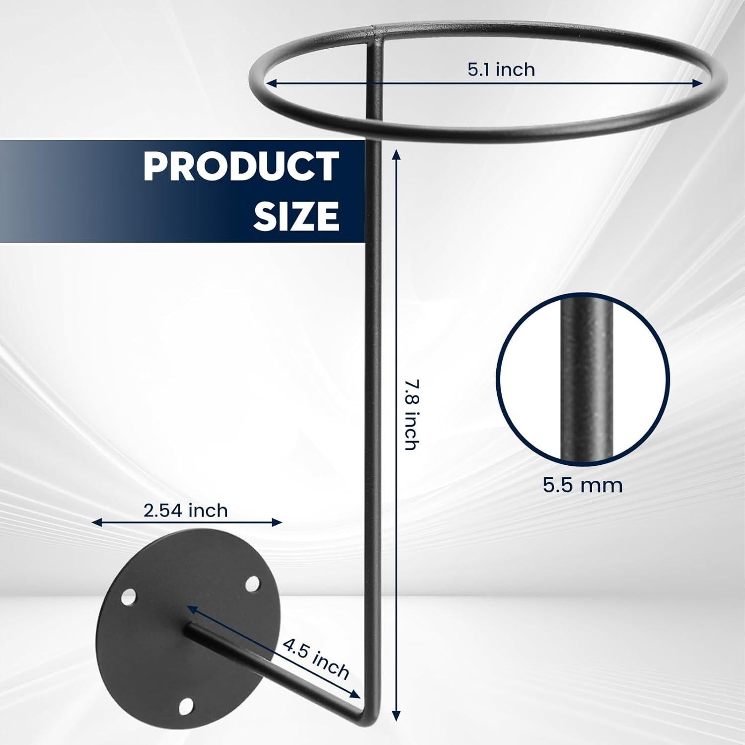 Soporte de Casco Montaje en Pared Tongyuyan - 4 Piezas