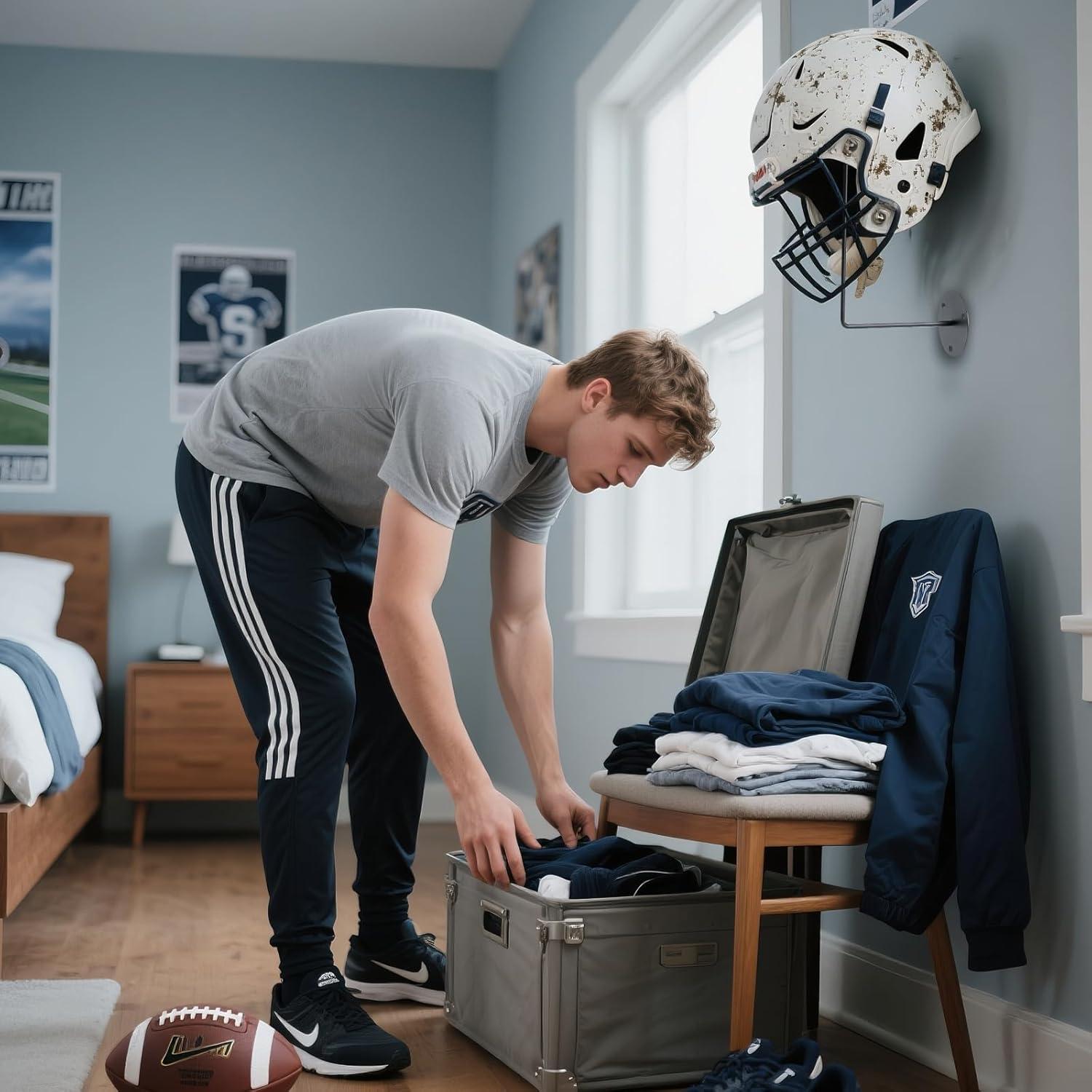 Soporte de Casco Montaje en Pared Tongyuyan - 4 Piezas