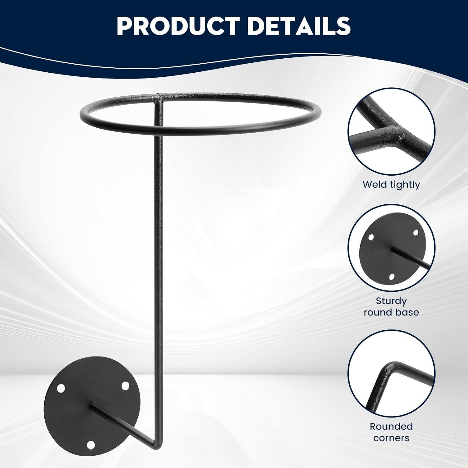 Soporte de Casco Montaje en Pared Tongyuyan - 4 Piezas