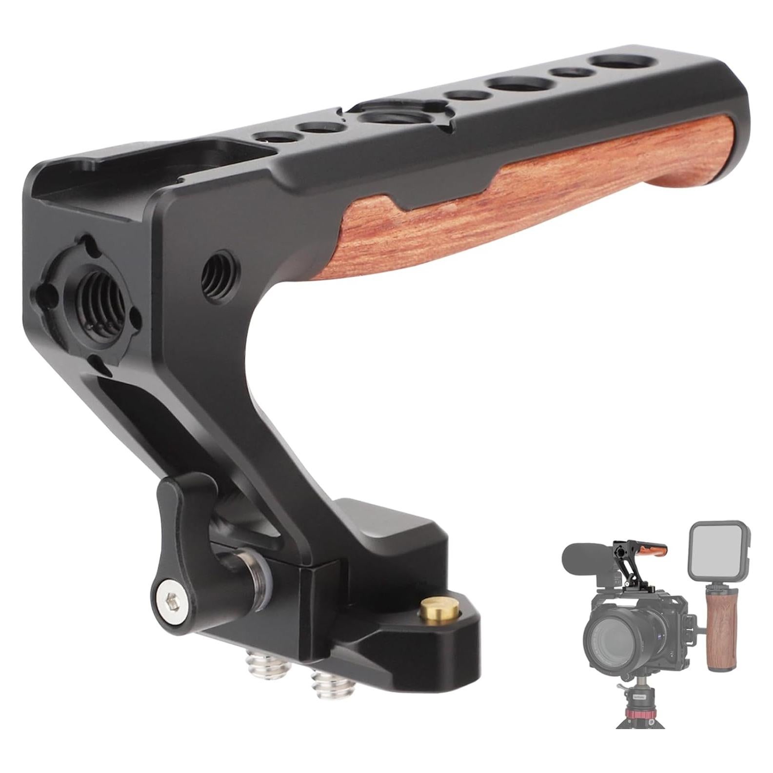 Empuñadura Superior Leftfoto con Riel NATO y Madera Ergonómica