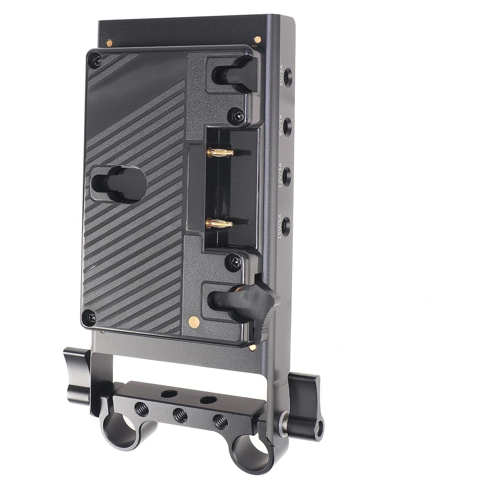 Placa de Batería Fotga 15mm Montura Dorada D-Tap 14.8V