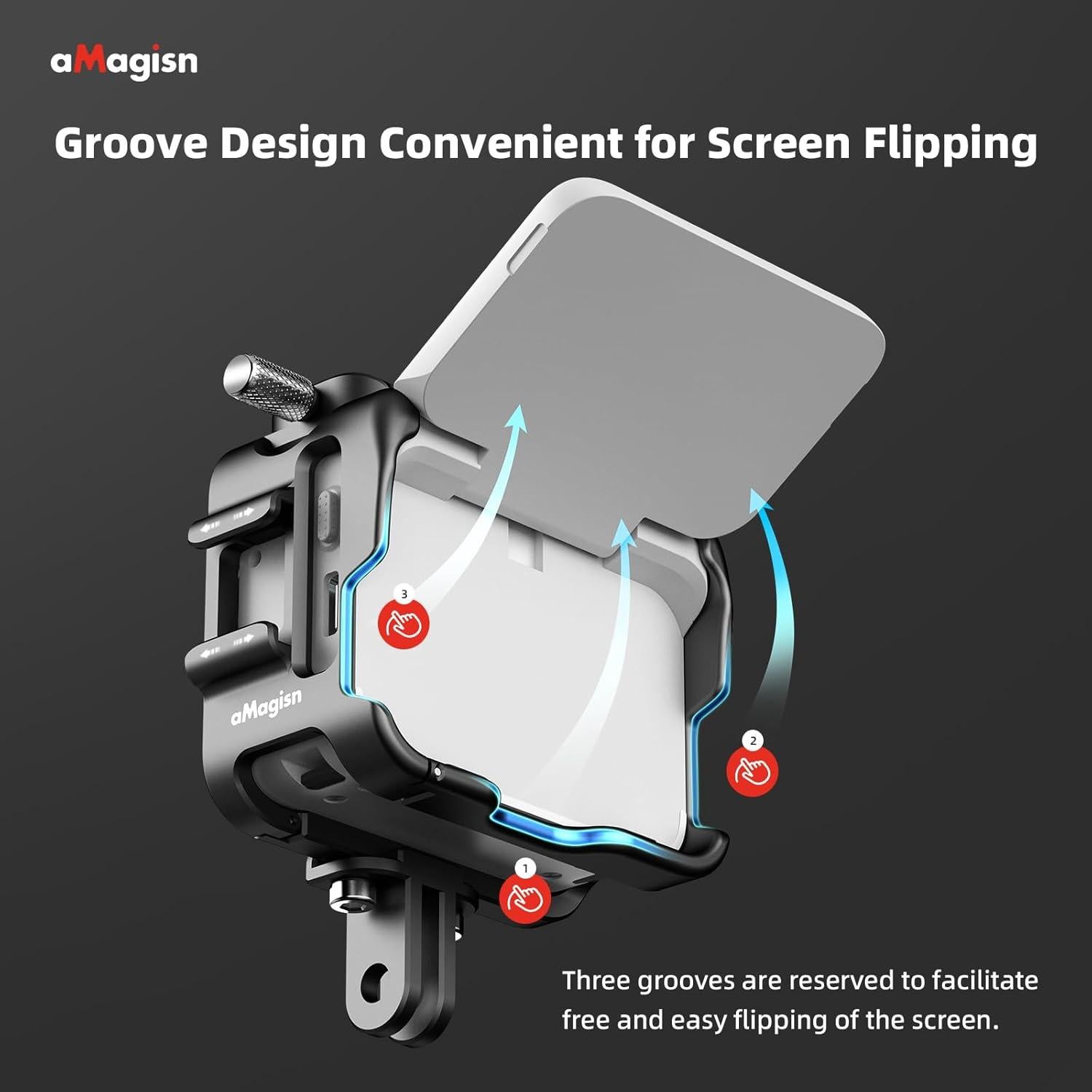 Jaula de Aluminio para Insta360 GO 3S/GO 3 con Funda de Silicona