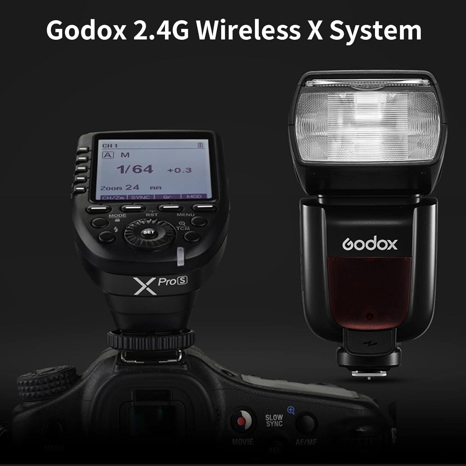 Flash Godox TT685II-C E-TTL 1/8000s con Transmisor Xpro-C