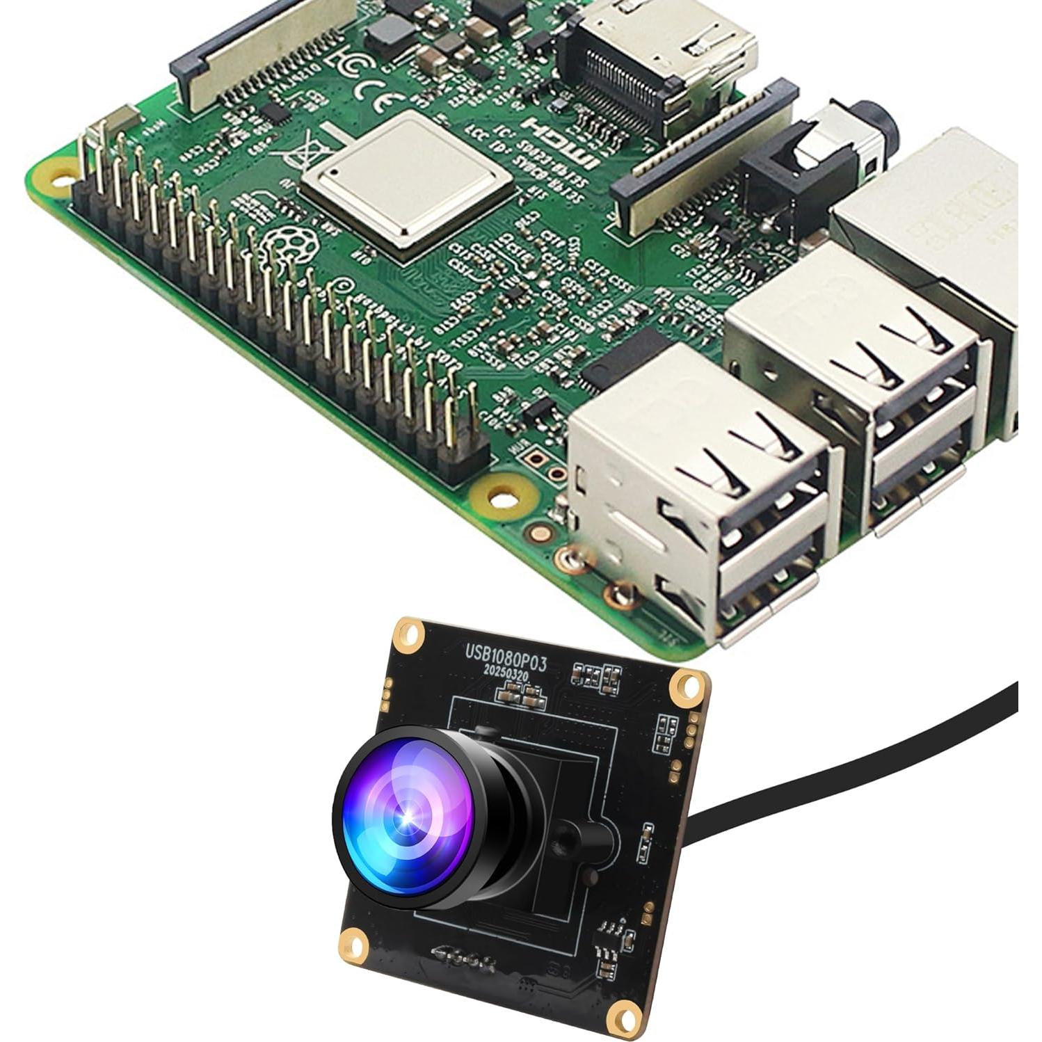 Cámara USB ELP 2K 0.0001Lux Gran Angular 1080P para PC