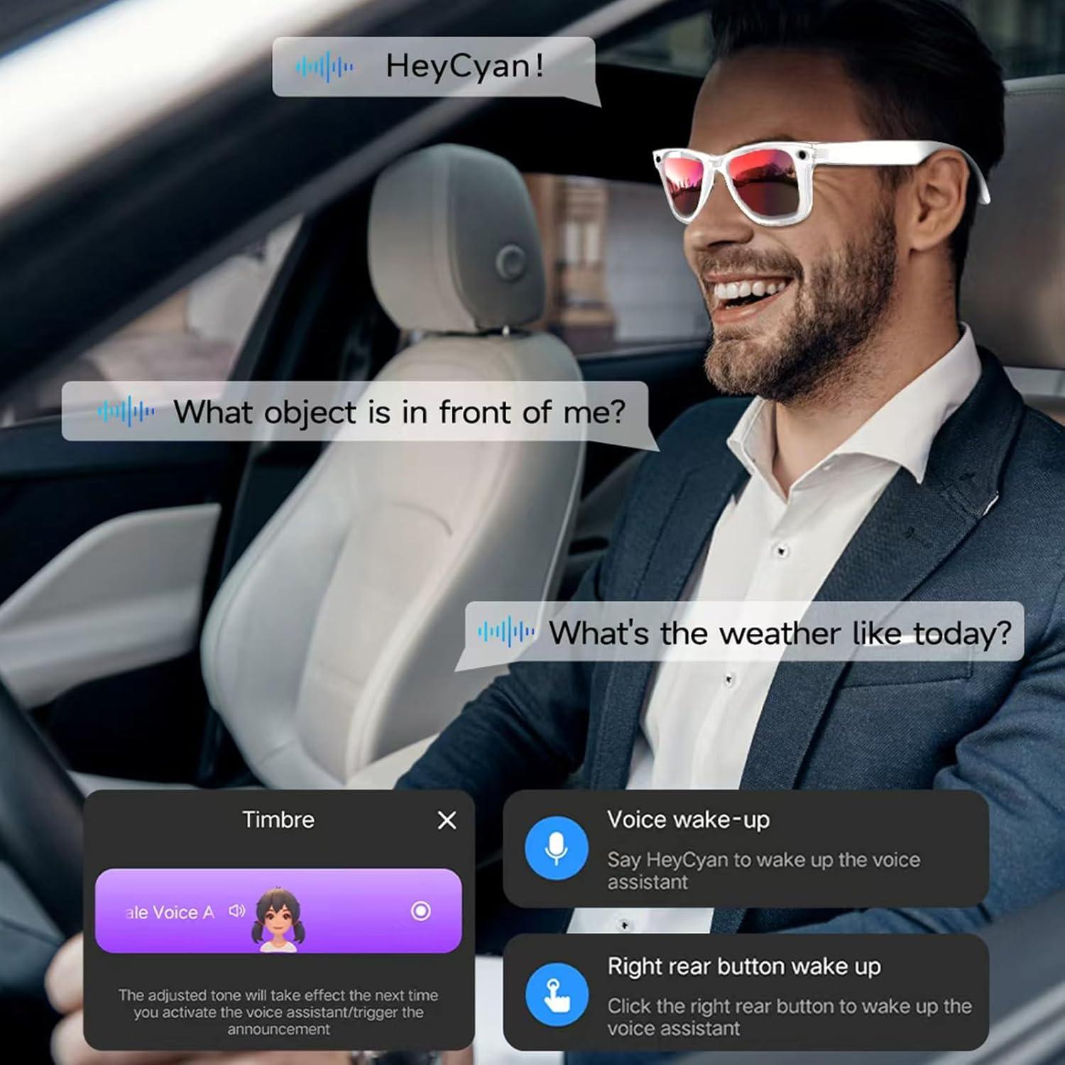 Gafas Inteligentes KLSYQ W610 con Cámara 32 MP y AI