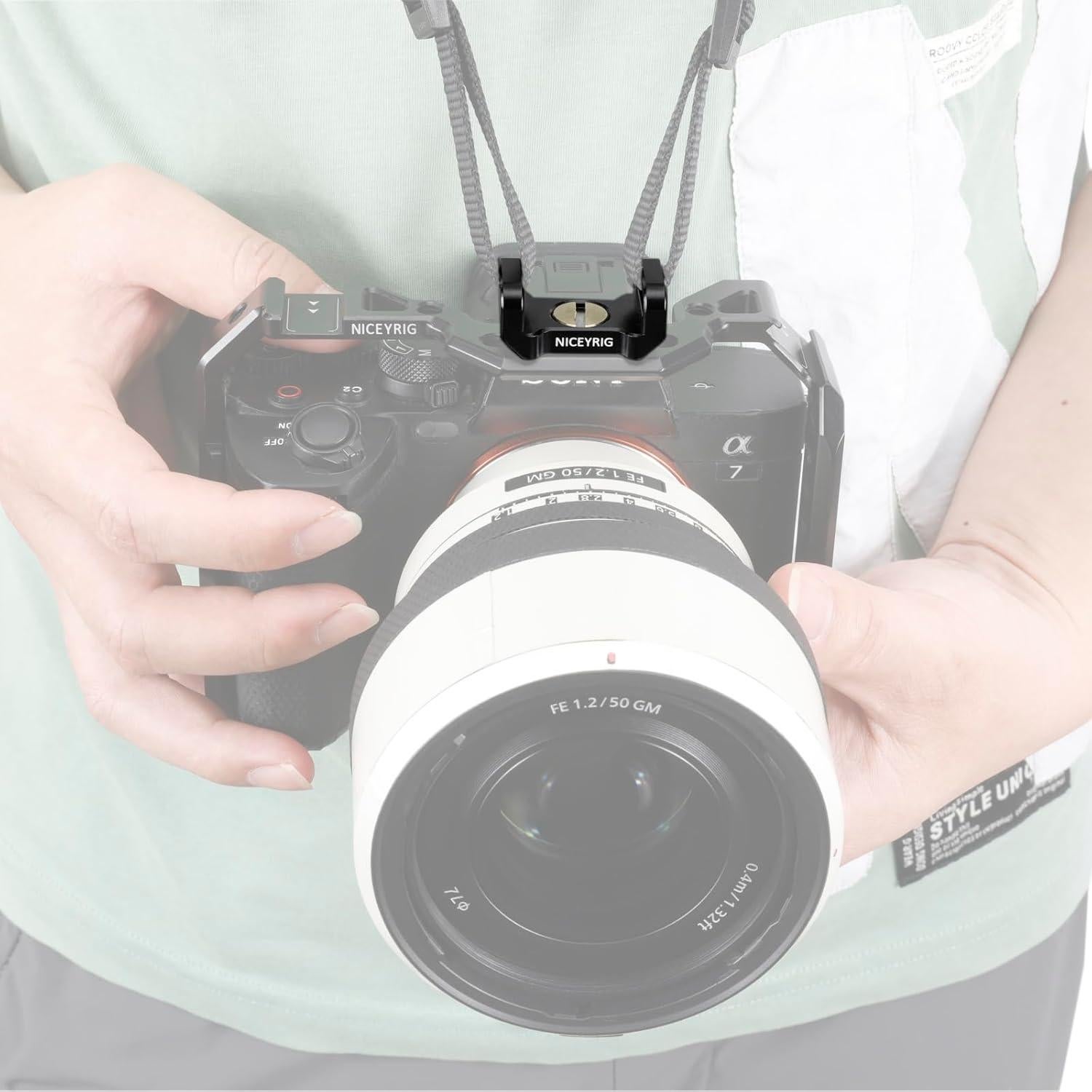 Soporte de Correa para Cámara NICEYRIG Universal 583 - Aluminio